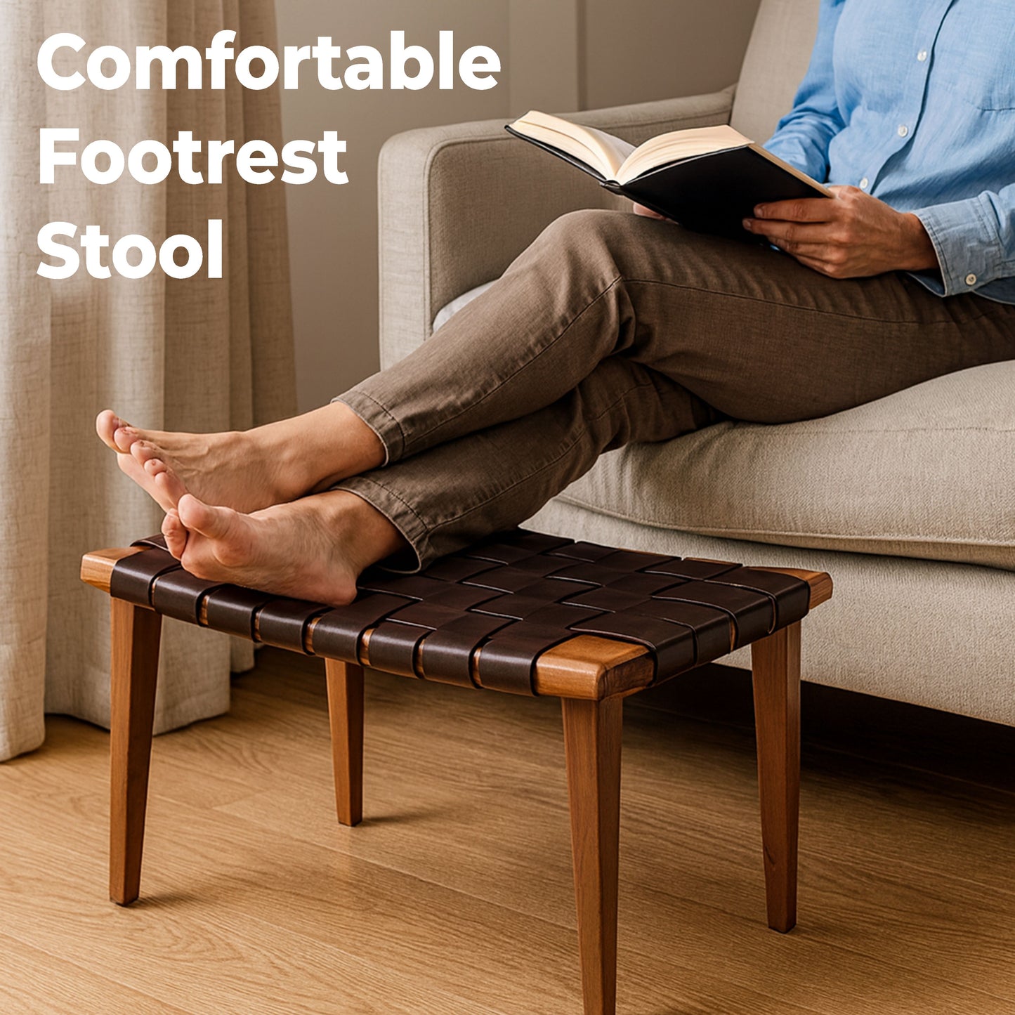 ST463 BROWN STOOL