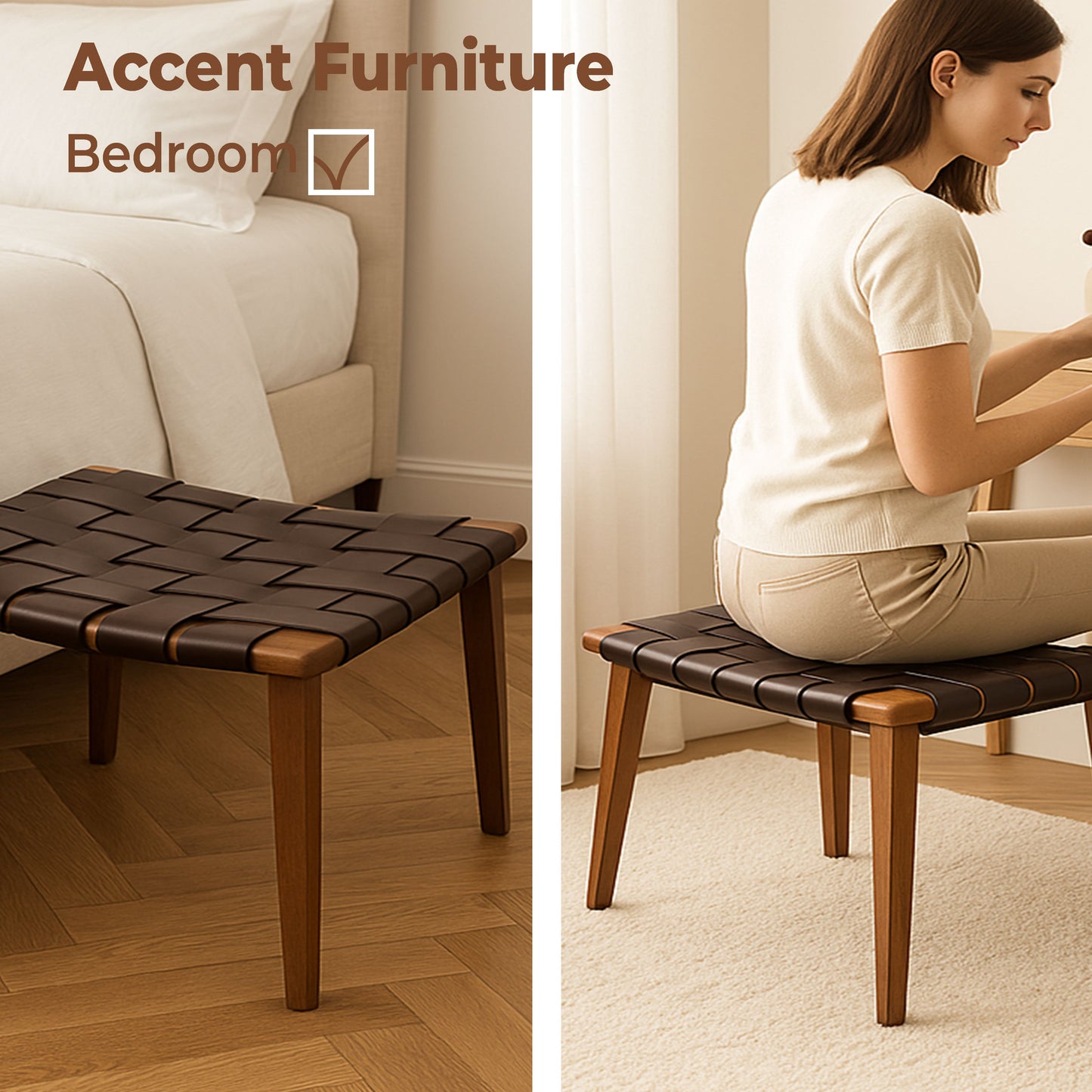 ST463 BROWN STOOL