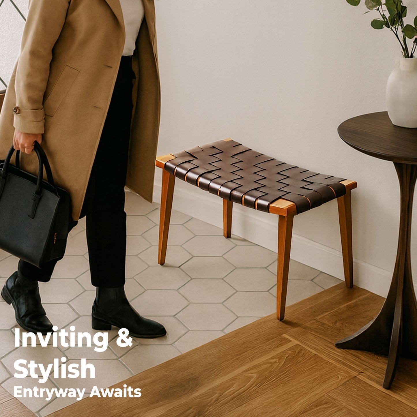 ST463 BROWN STOOL