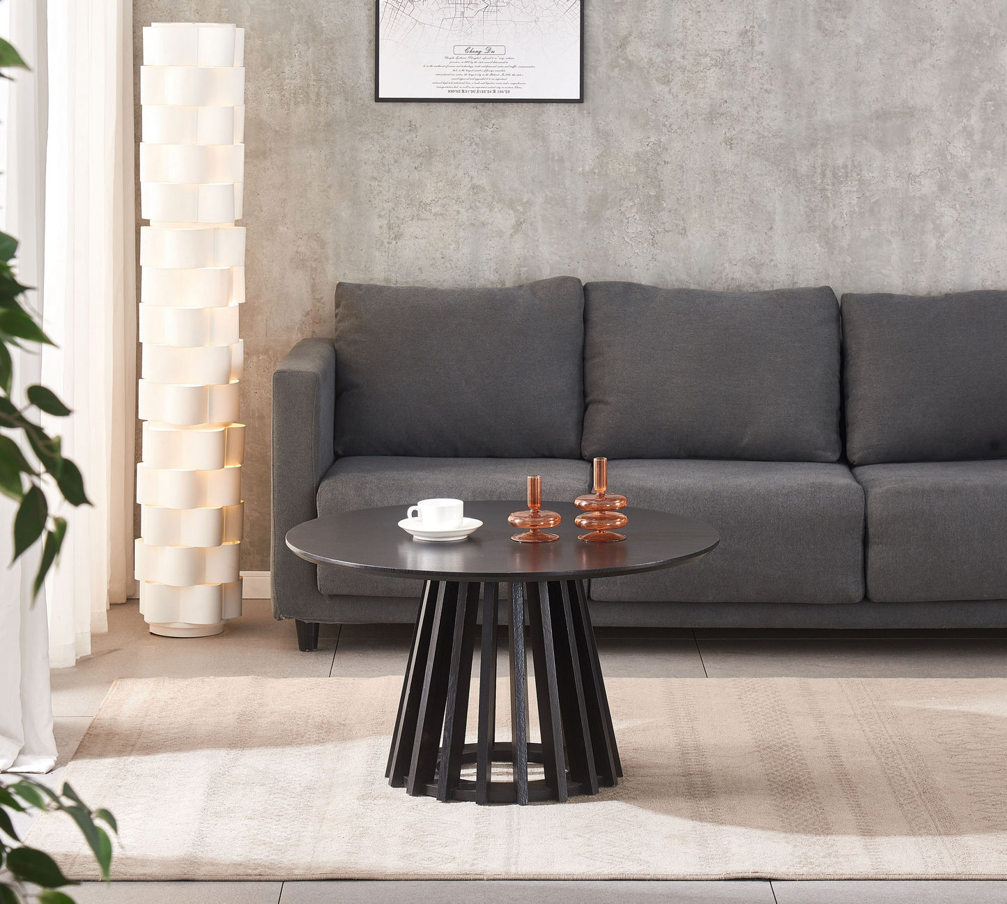 WTB465 BLACK NESTING TABLE