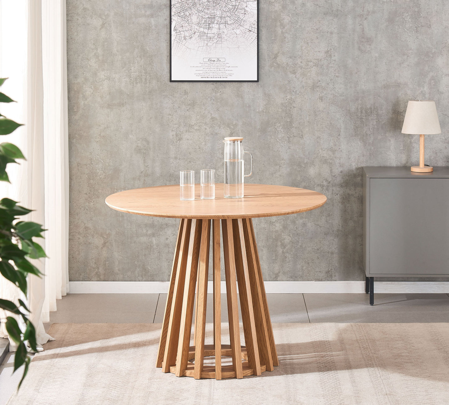 WTB467 BLONDE DINING TABLE