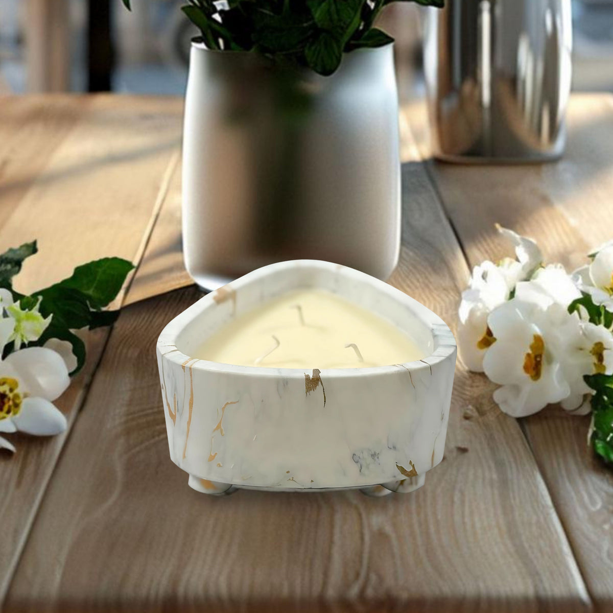 CH23-2727W WHITE CANDLES UNSCENTED