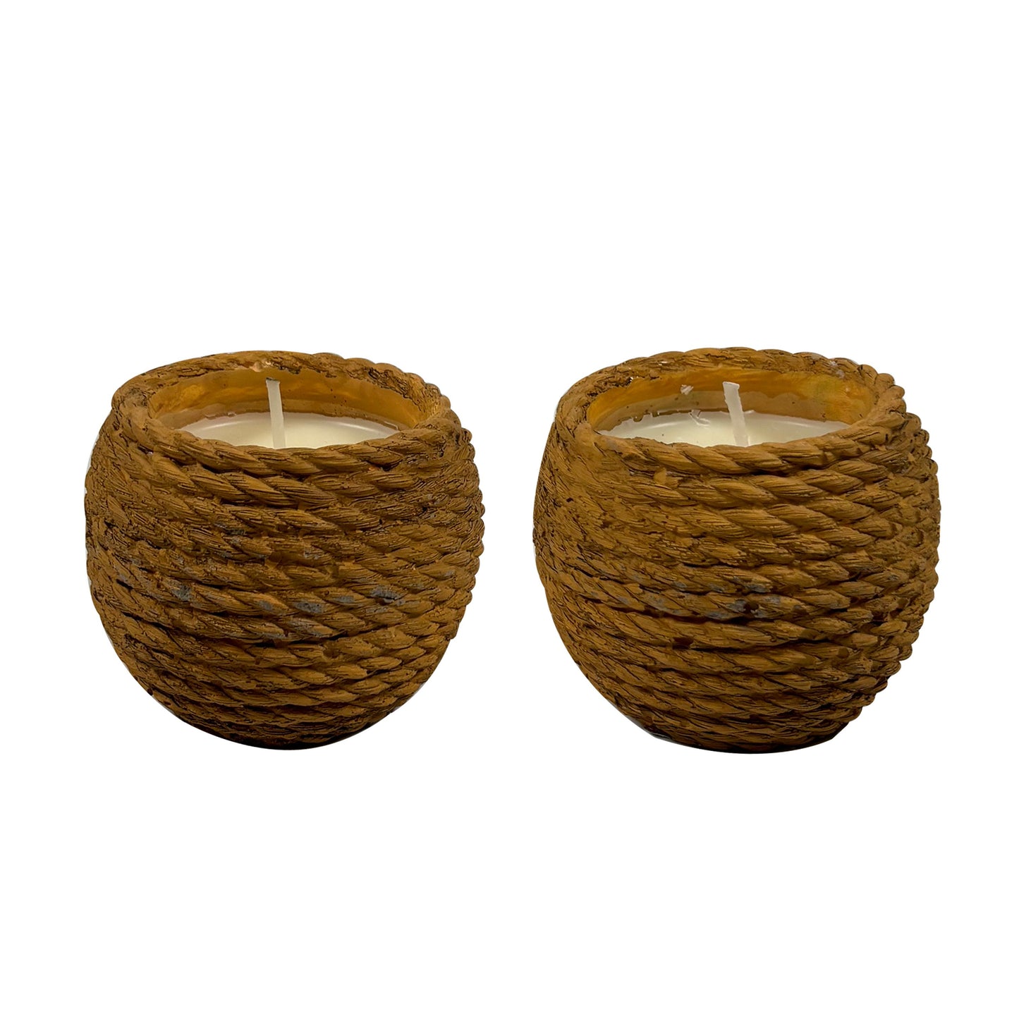 CH23-2697 LIGHT BROWN CANDLES UNSCENTED