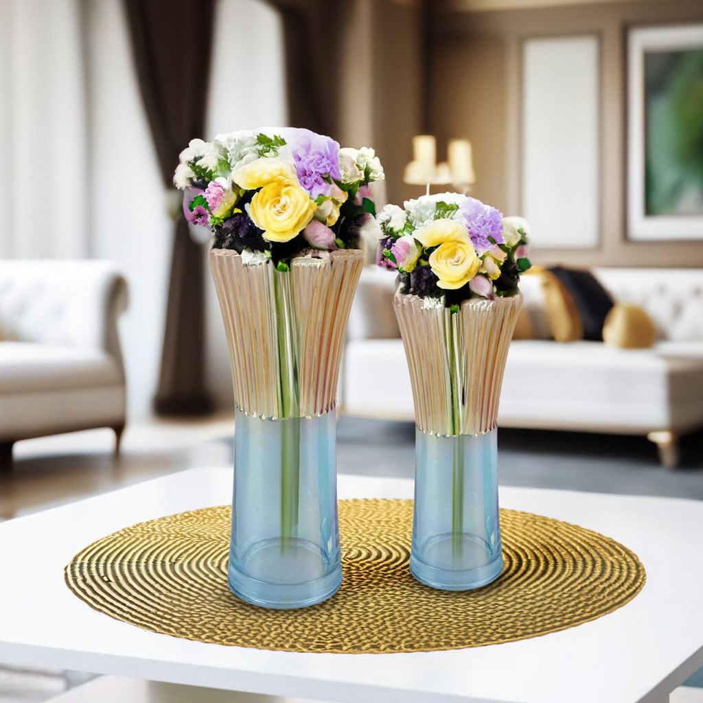 GV505A TWO TONE VASES