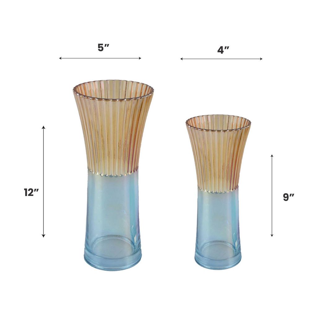 GV505A TWO TONE VASES