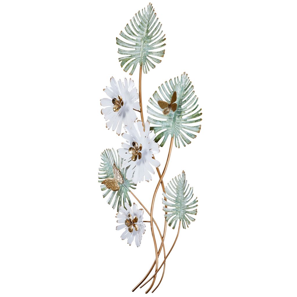 MDC483 MINT GREEN METAL WALL DECOR