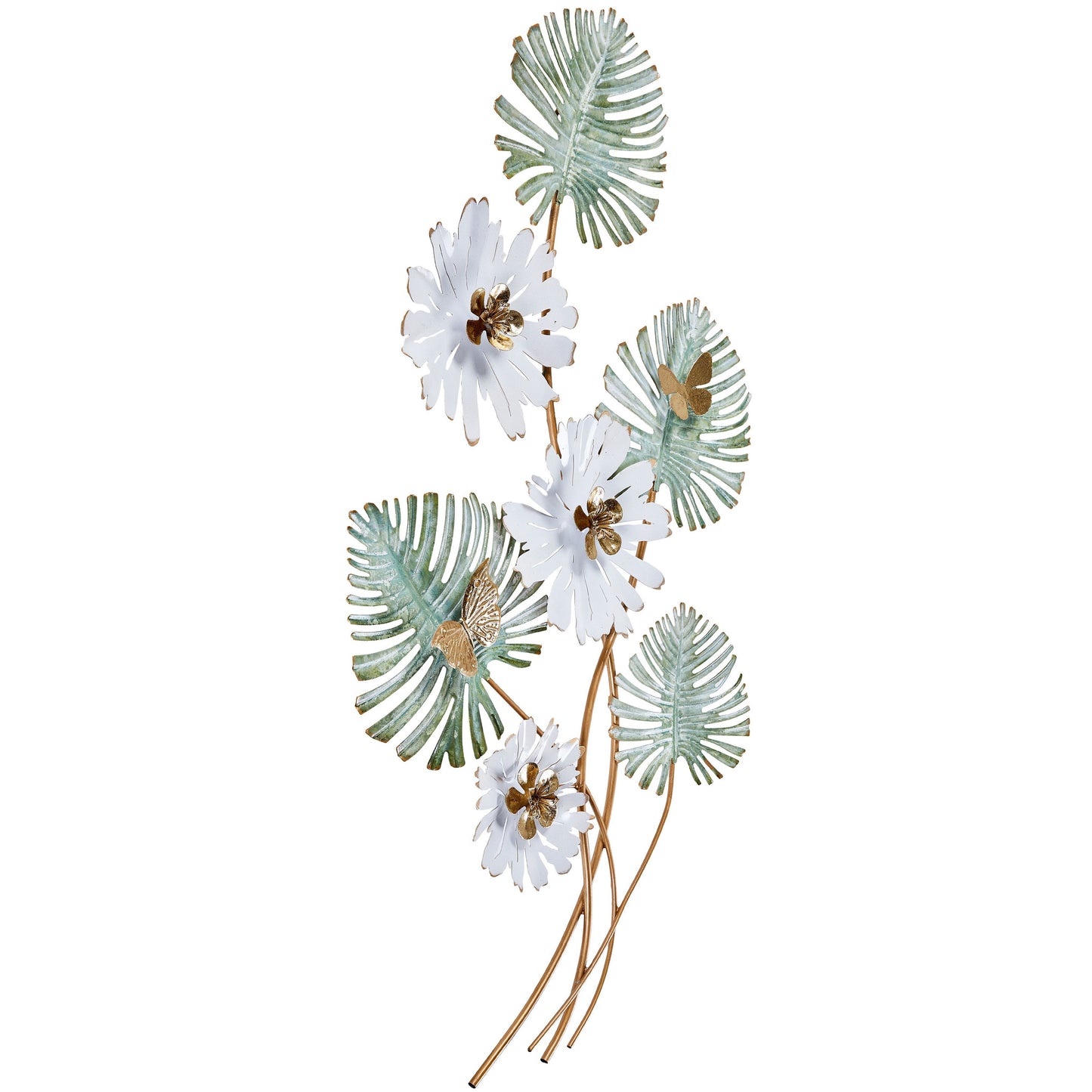 MDC483 MINT GREEN METAL WALL DECOR