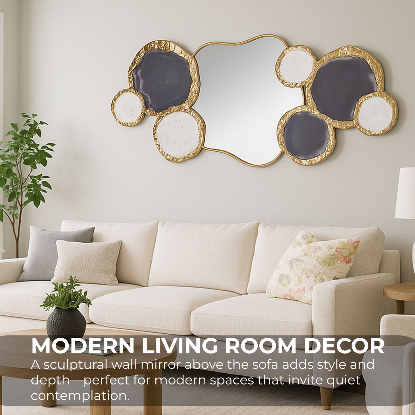 MDC496 GOLD METAL WALL DECOR