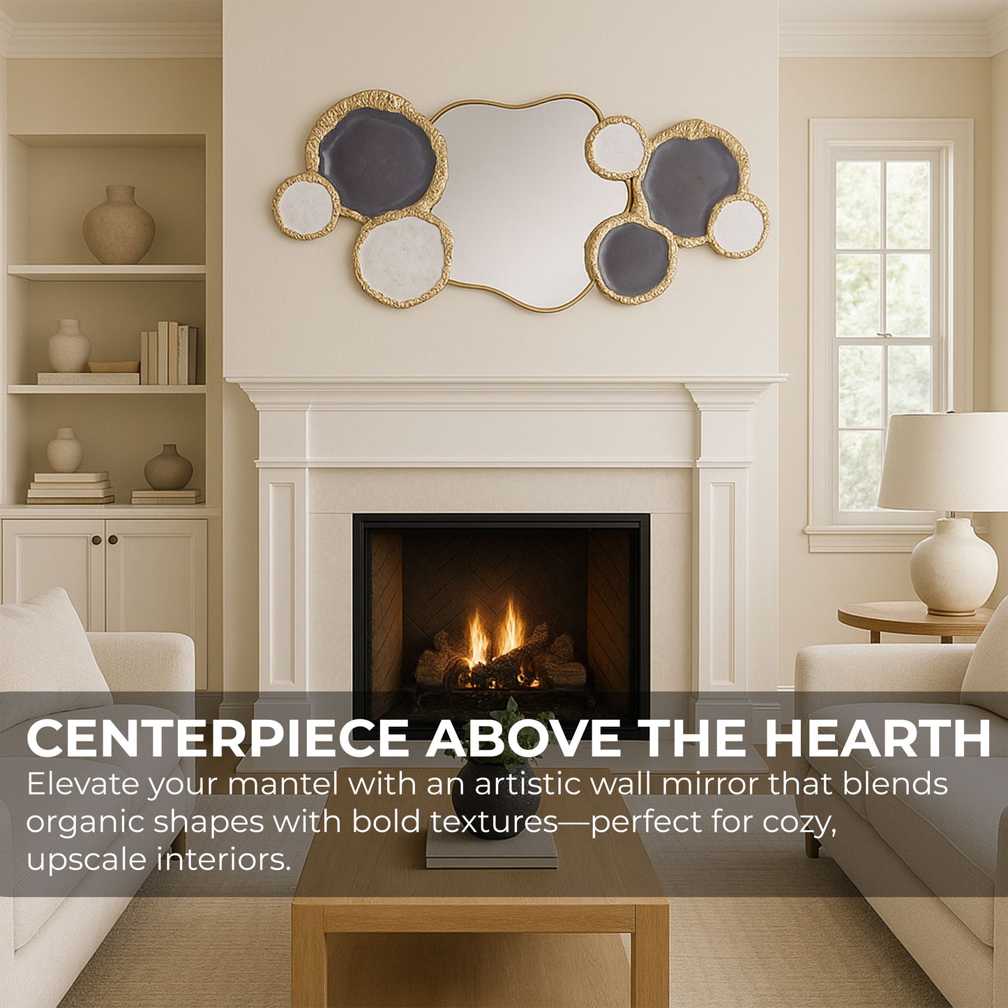 MDC496 GOLD METAL WALL DECOR