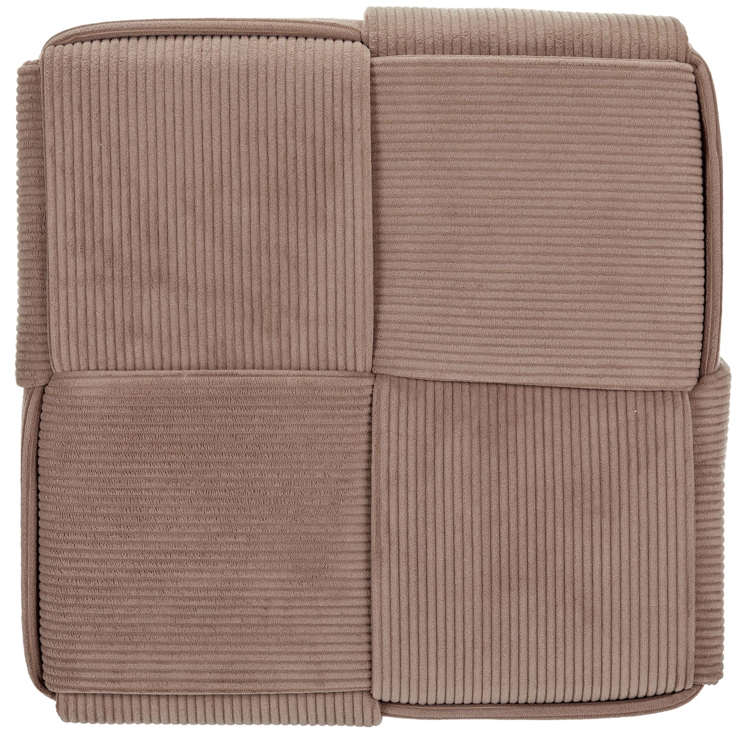 WST498 BROWN OTTOMAN STOOL