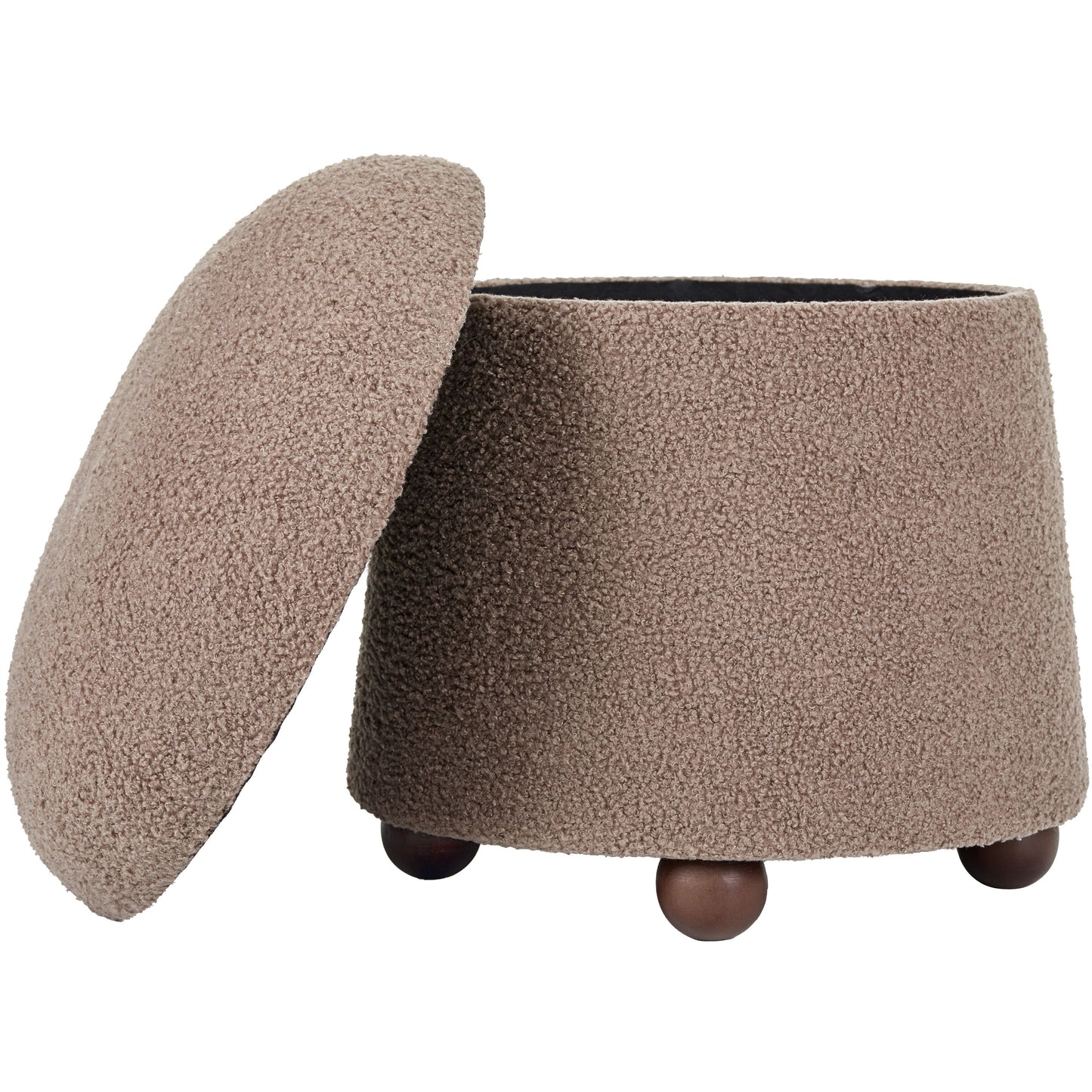 WST499 BROWN OTTOMAN