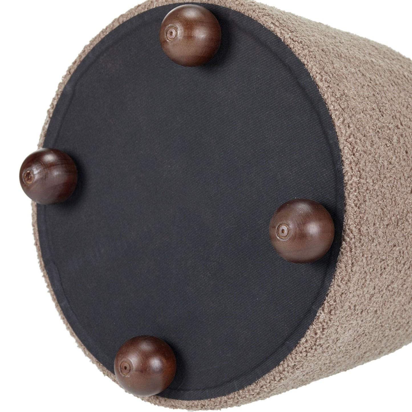 WST499 BROWN OTTOMAN
