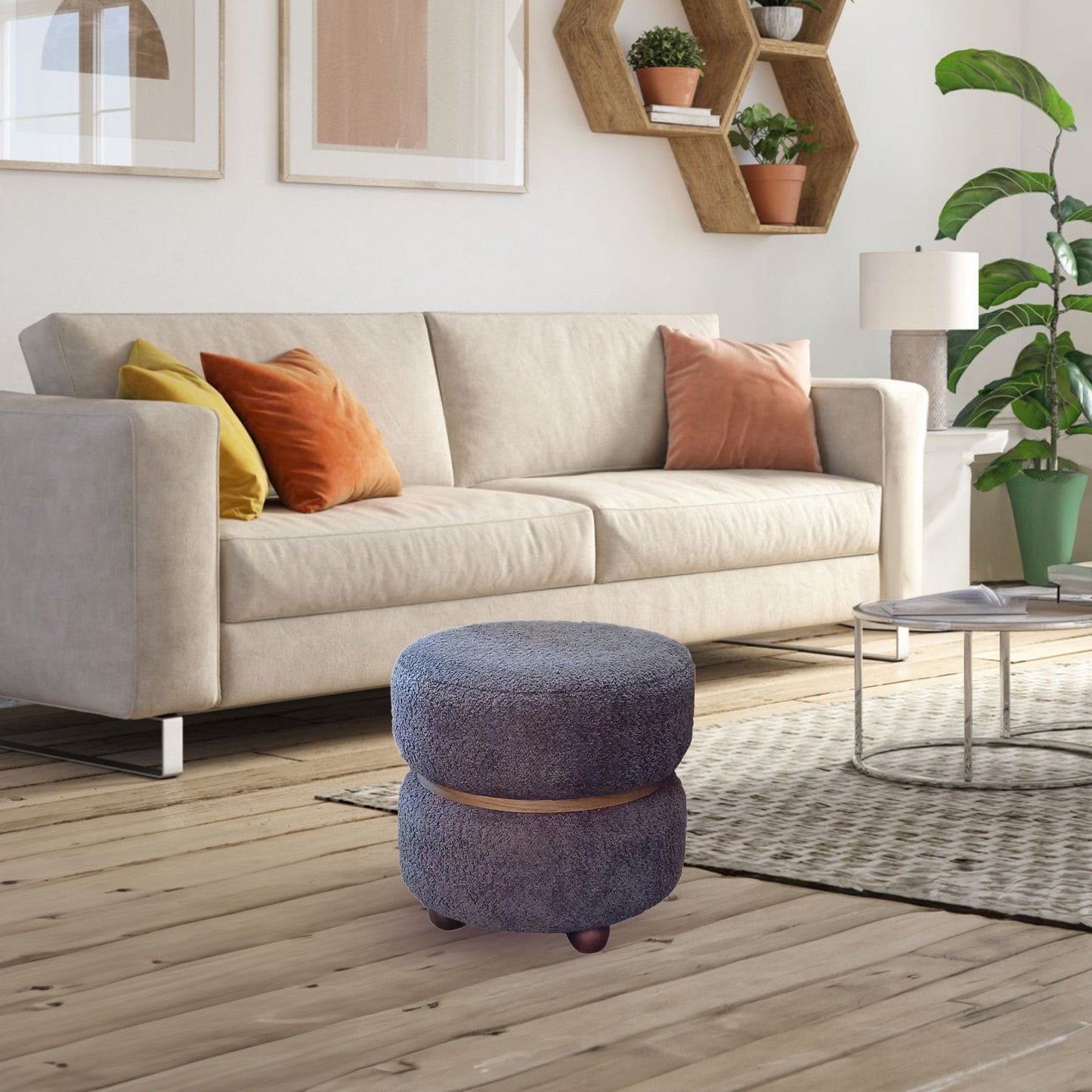 WST502 GREY STOOL