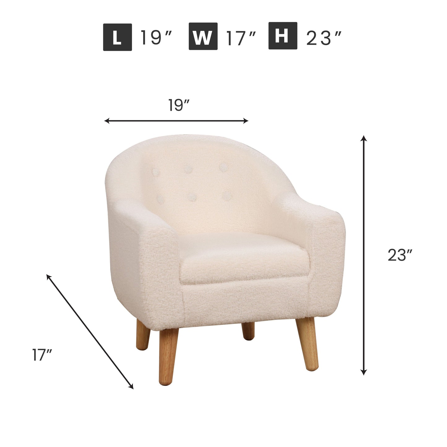 KS510 WHITE KID CHAIRS