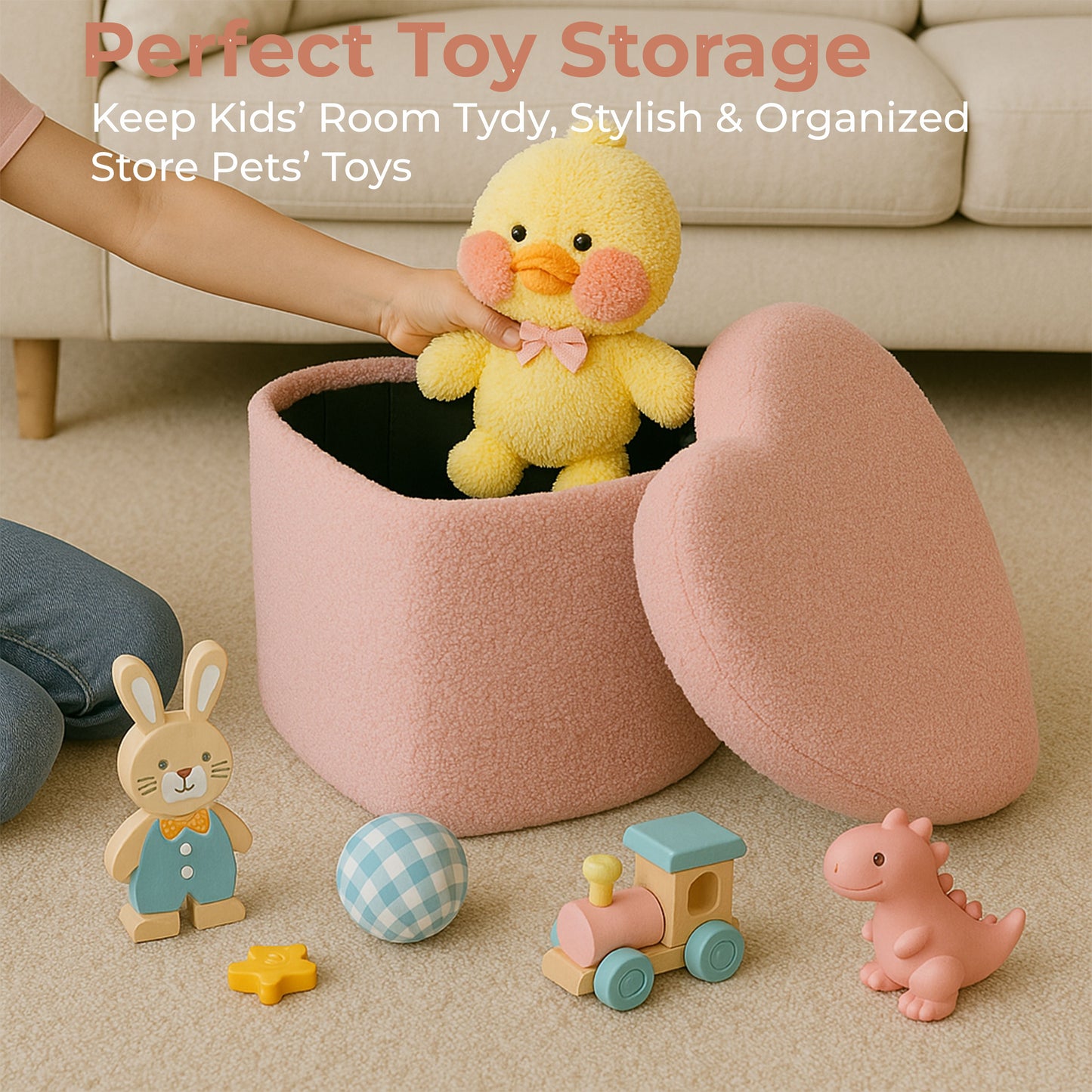 OT512 PINK OTTOMAN