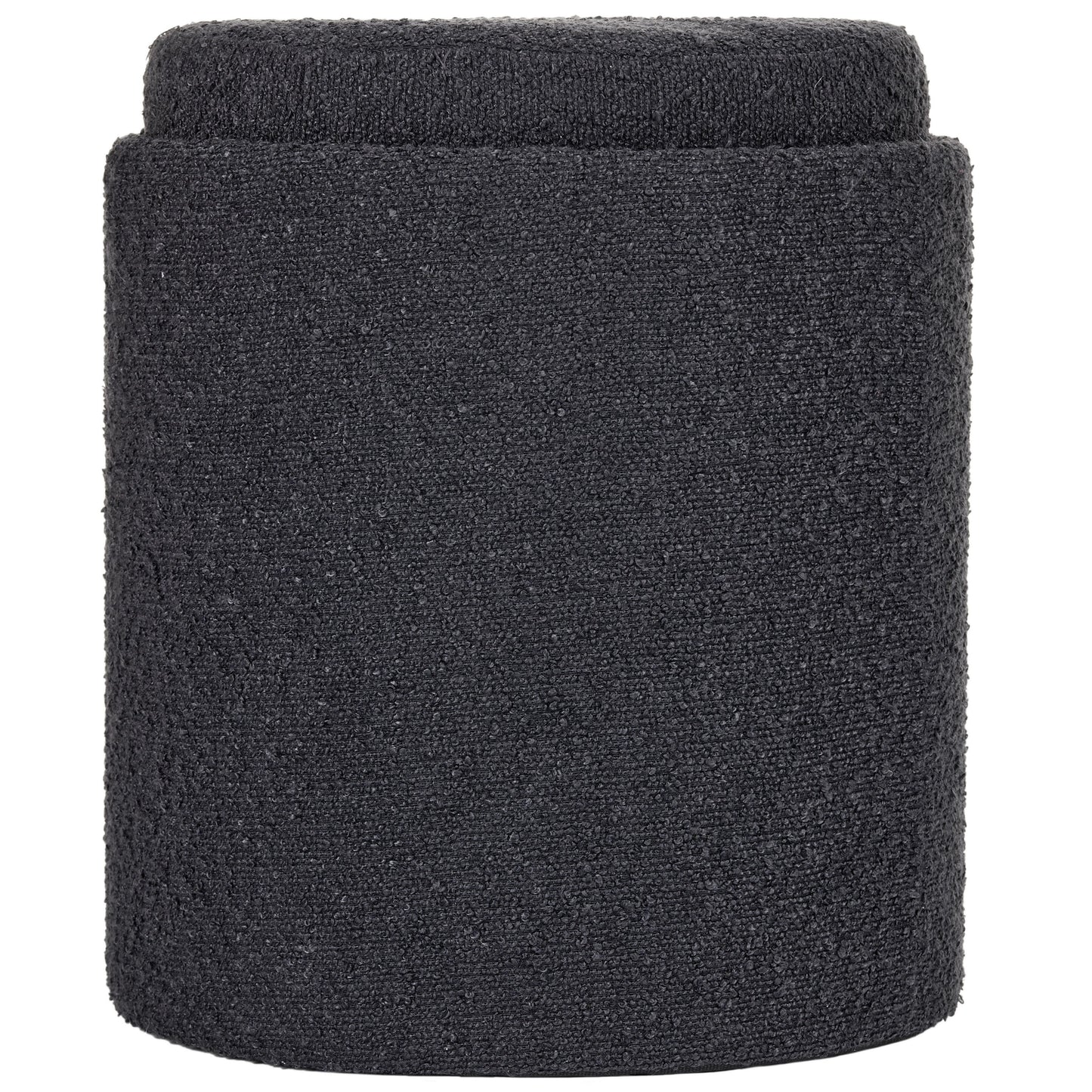 OT513 BLACK OTTOMAN