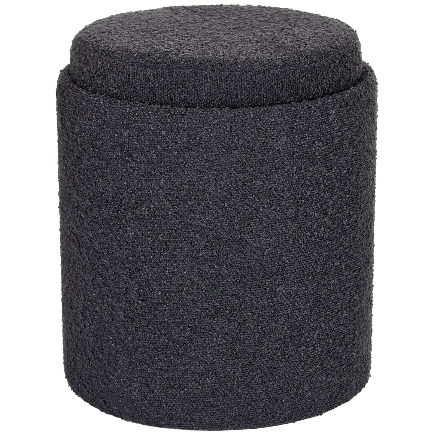 OT513 BLACK OTTOMAN