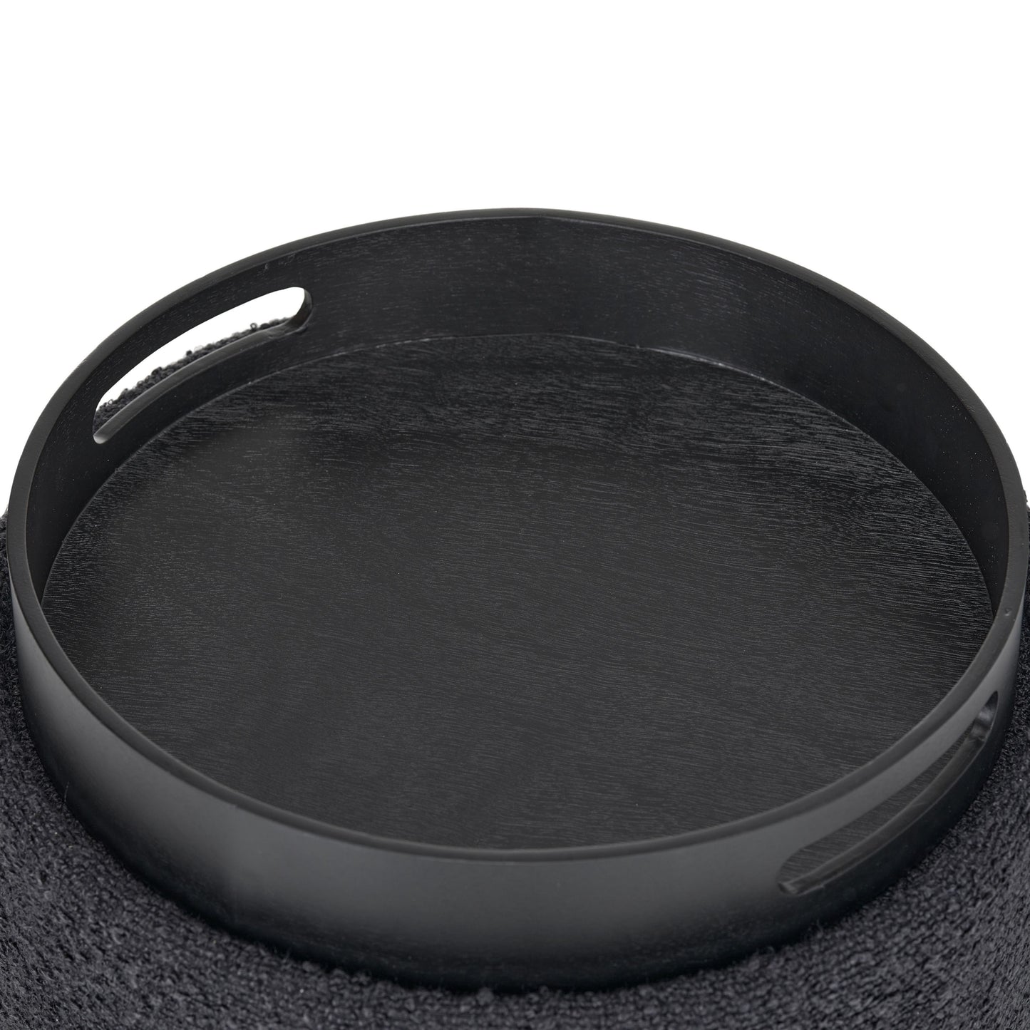 OT513 BLACK OTTOMAN
