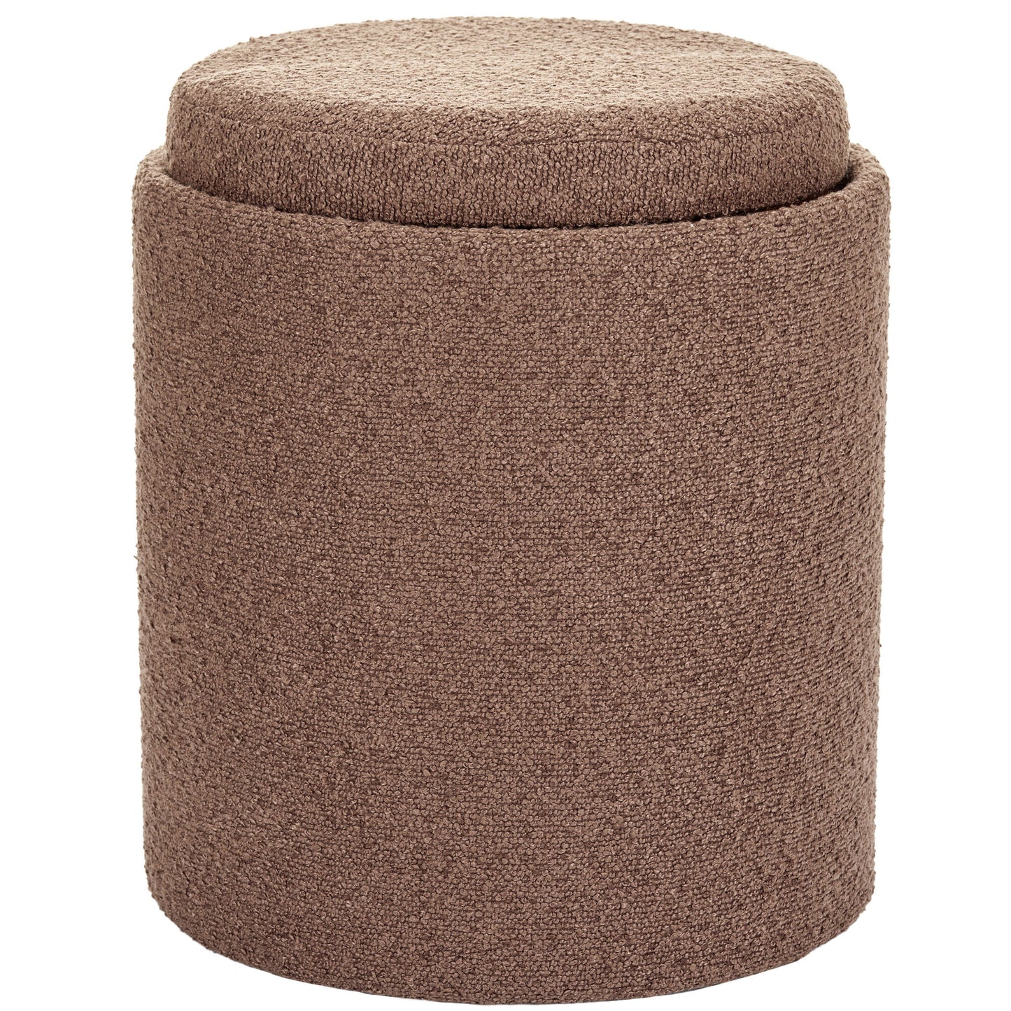 OT513 BROWN OTTOMAN