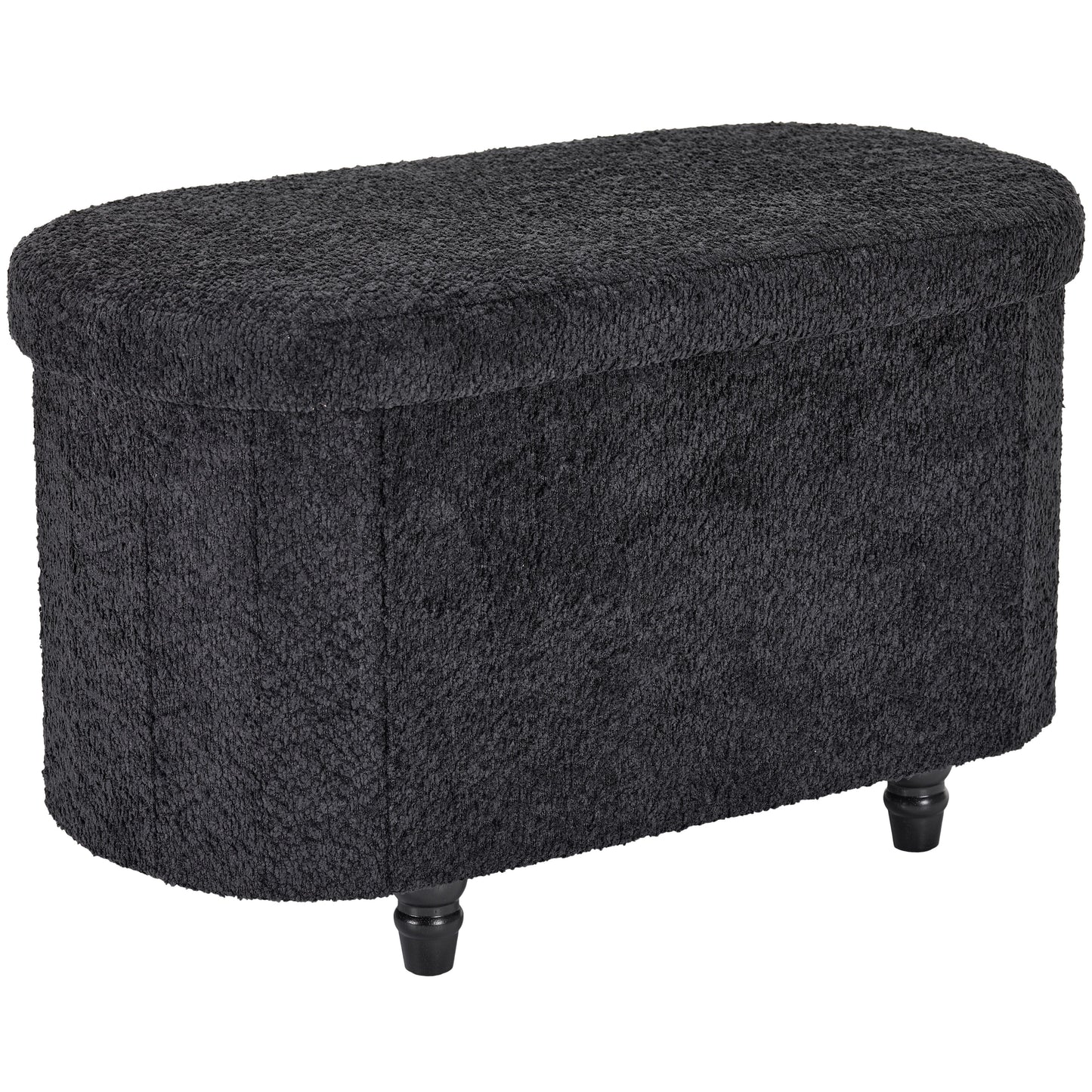 OT514 BLACK OTTOMAN