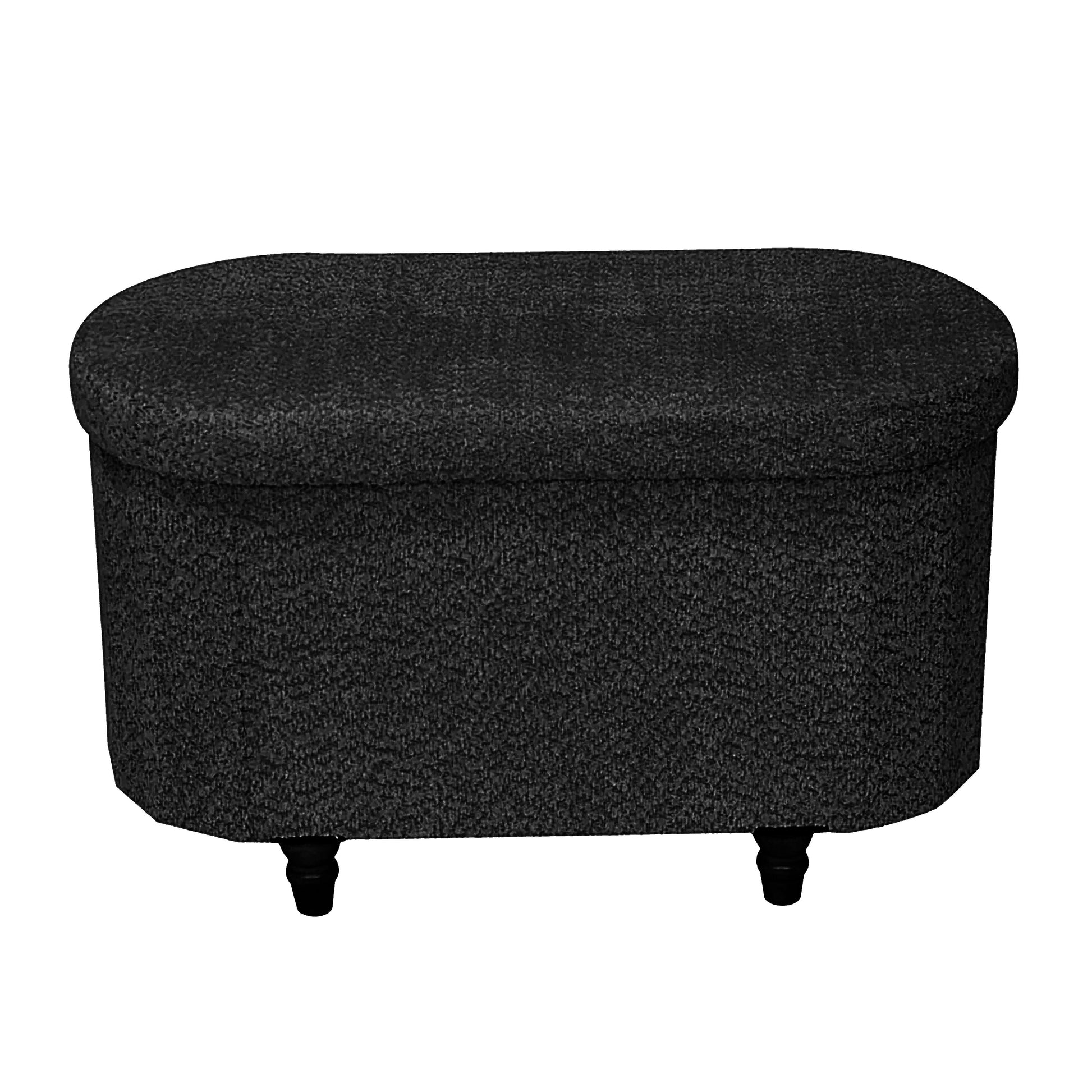 OT514 BLACK OTTOMAN