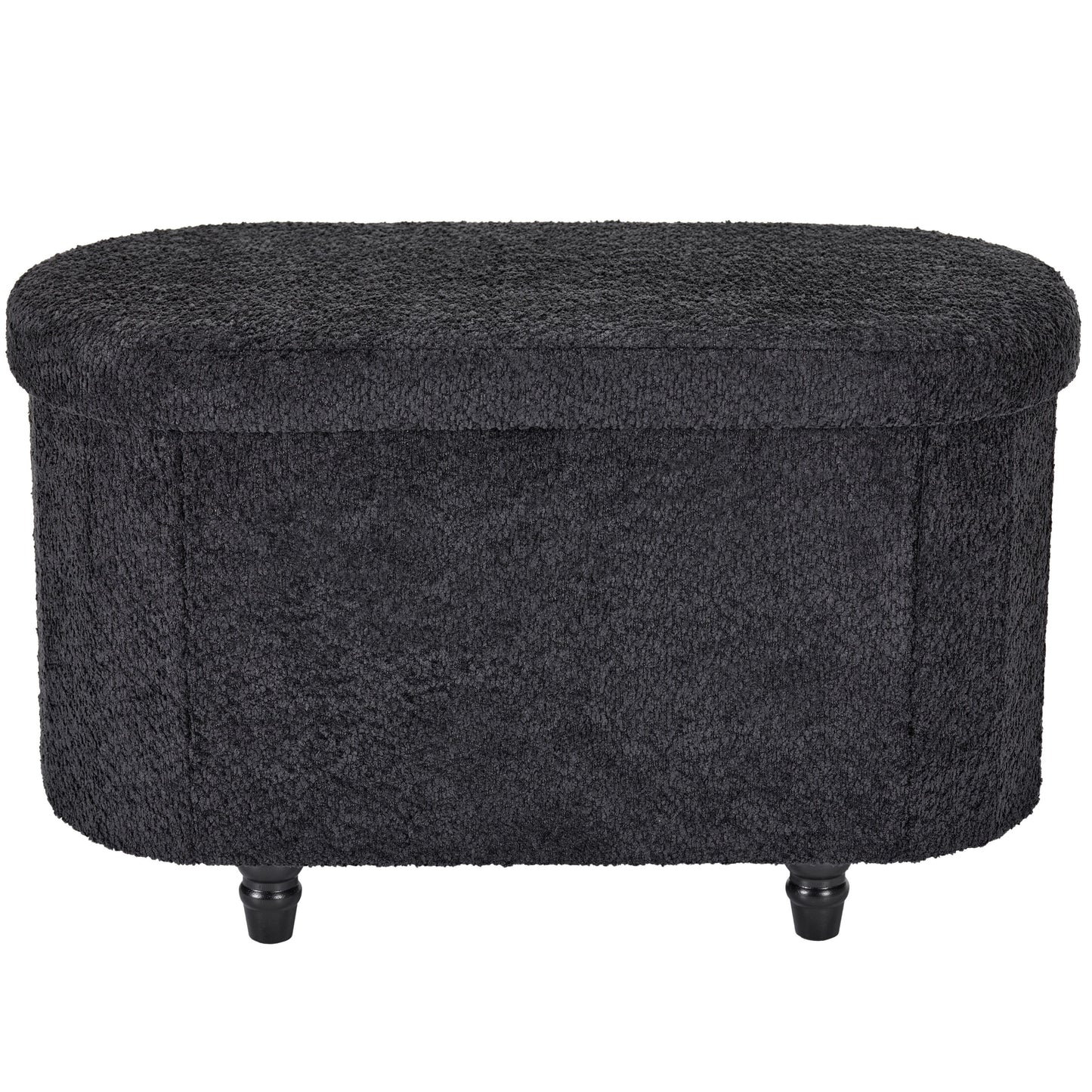 OT514 BLACK OTTOMAN