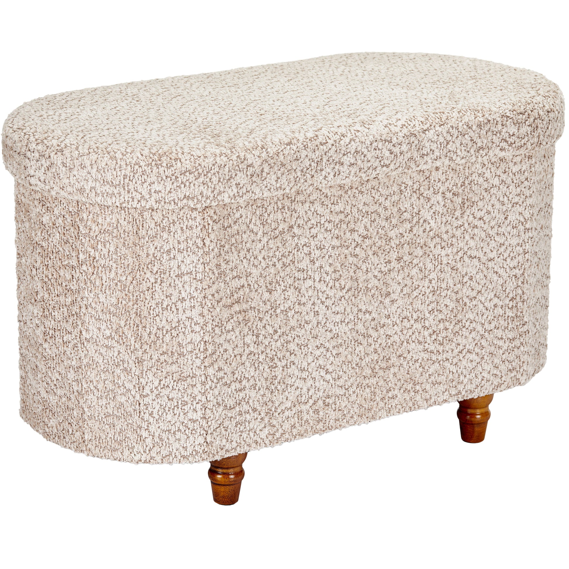 OT514 LIGHT BROWN OTTOMAN