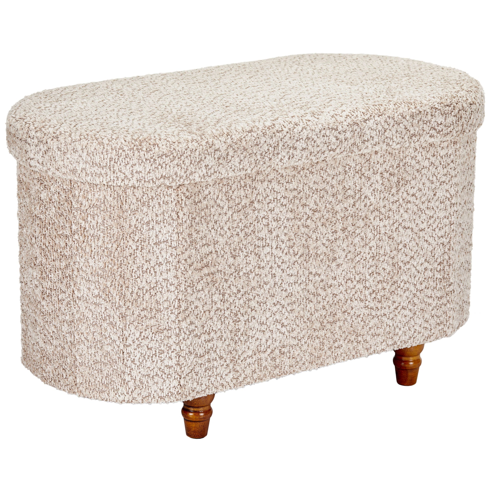 OT514 LIGHT BROWN OTTOMAN