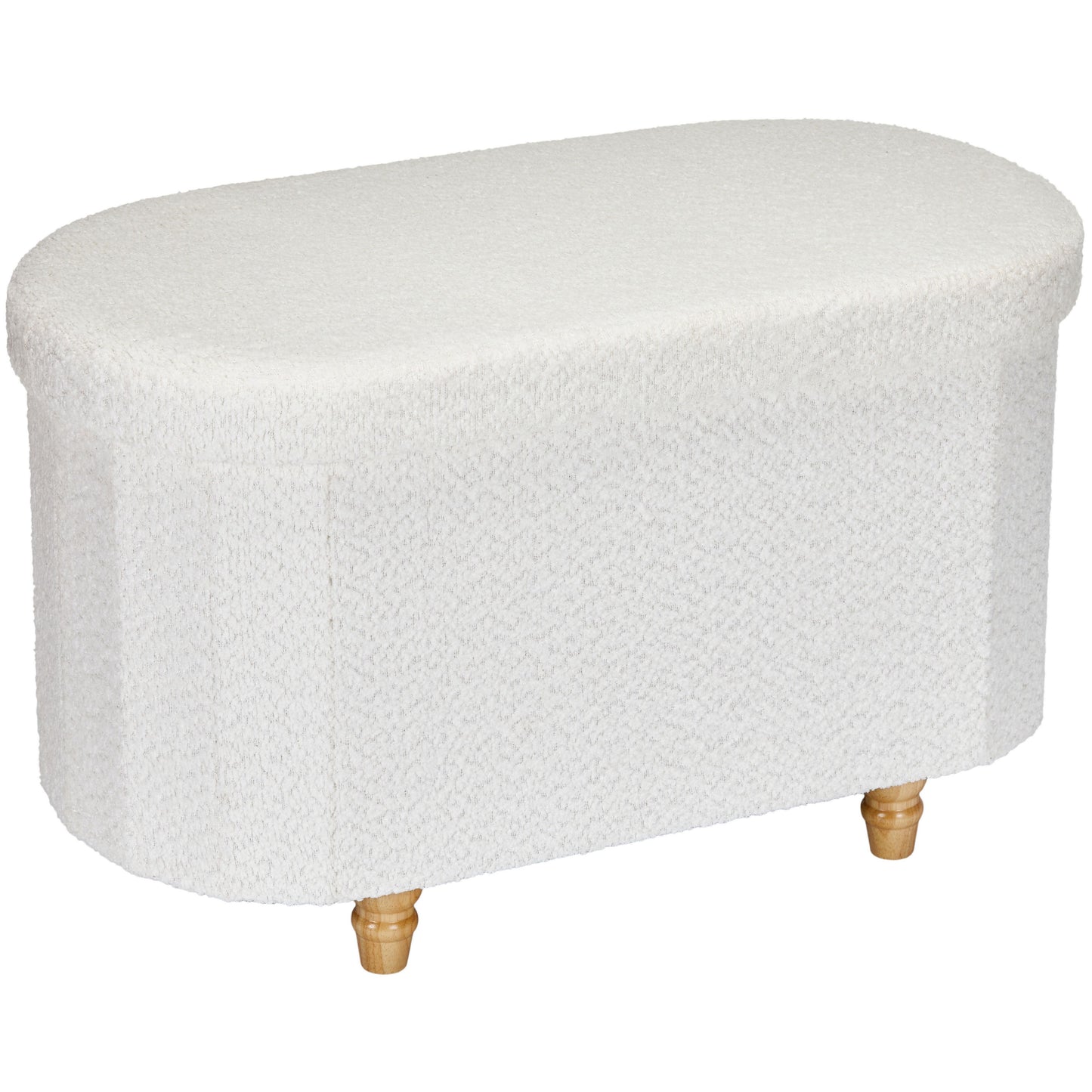 OT514 IVORY OTTOMAN