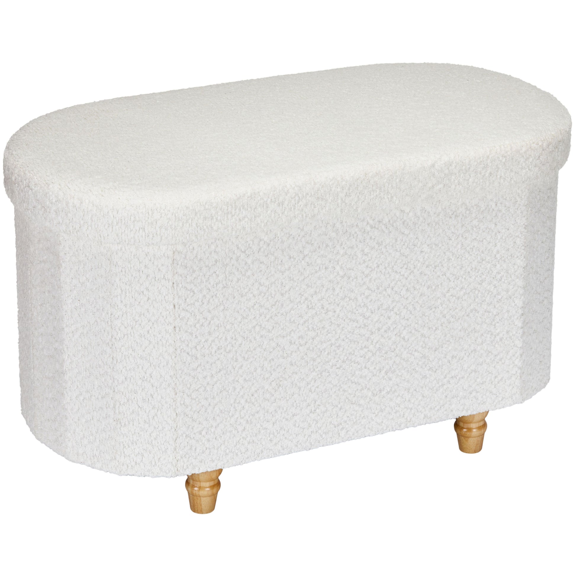 OT514 IVORY OTTOMAN