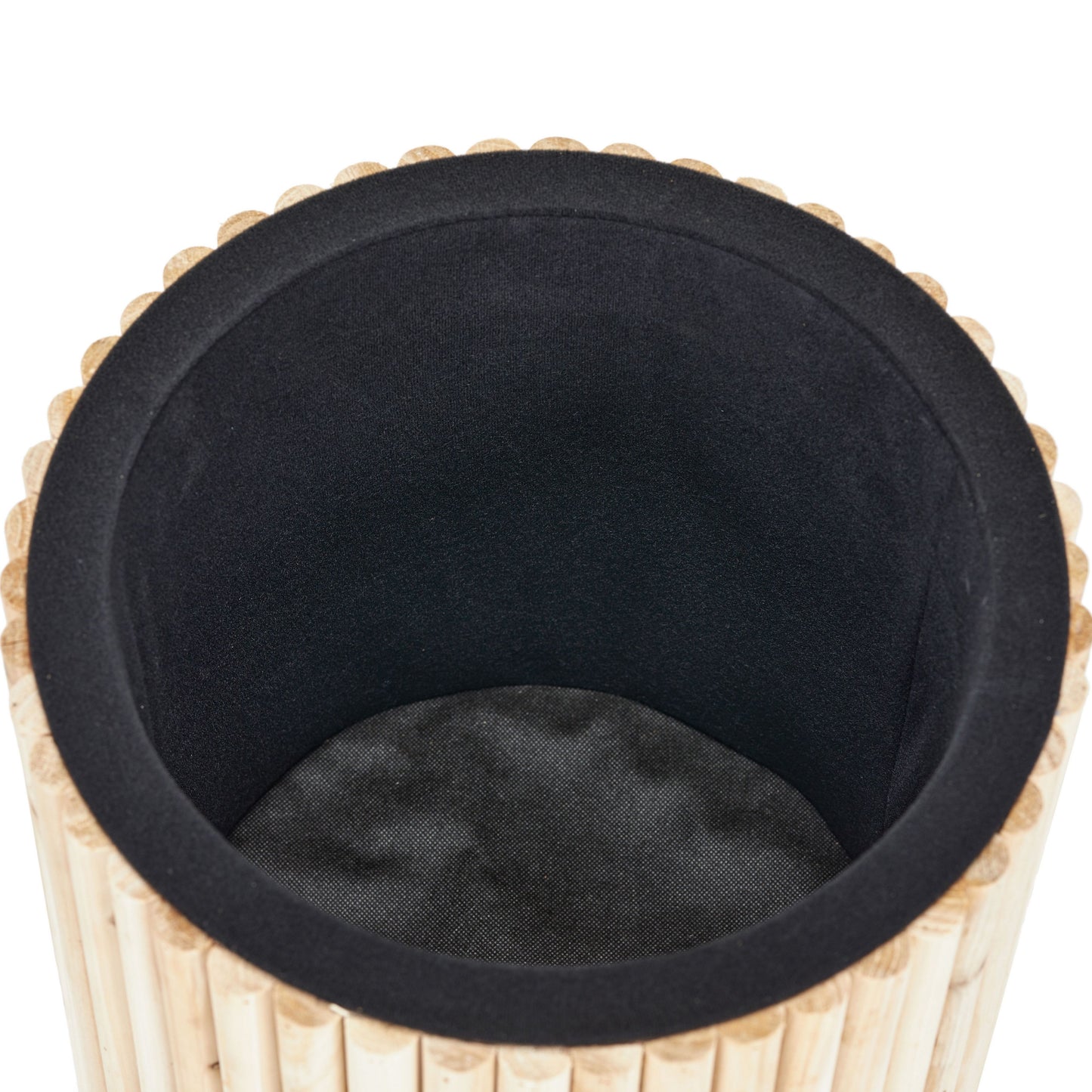 OT515 WOOD OTTOMAN