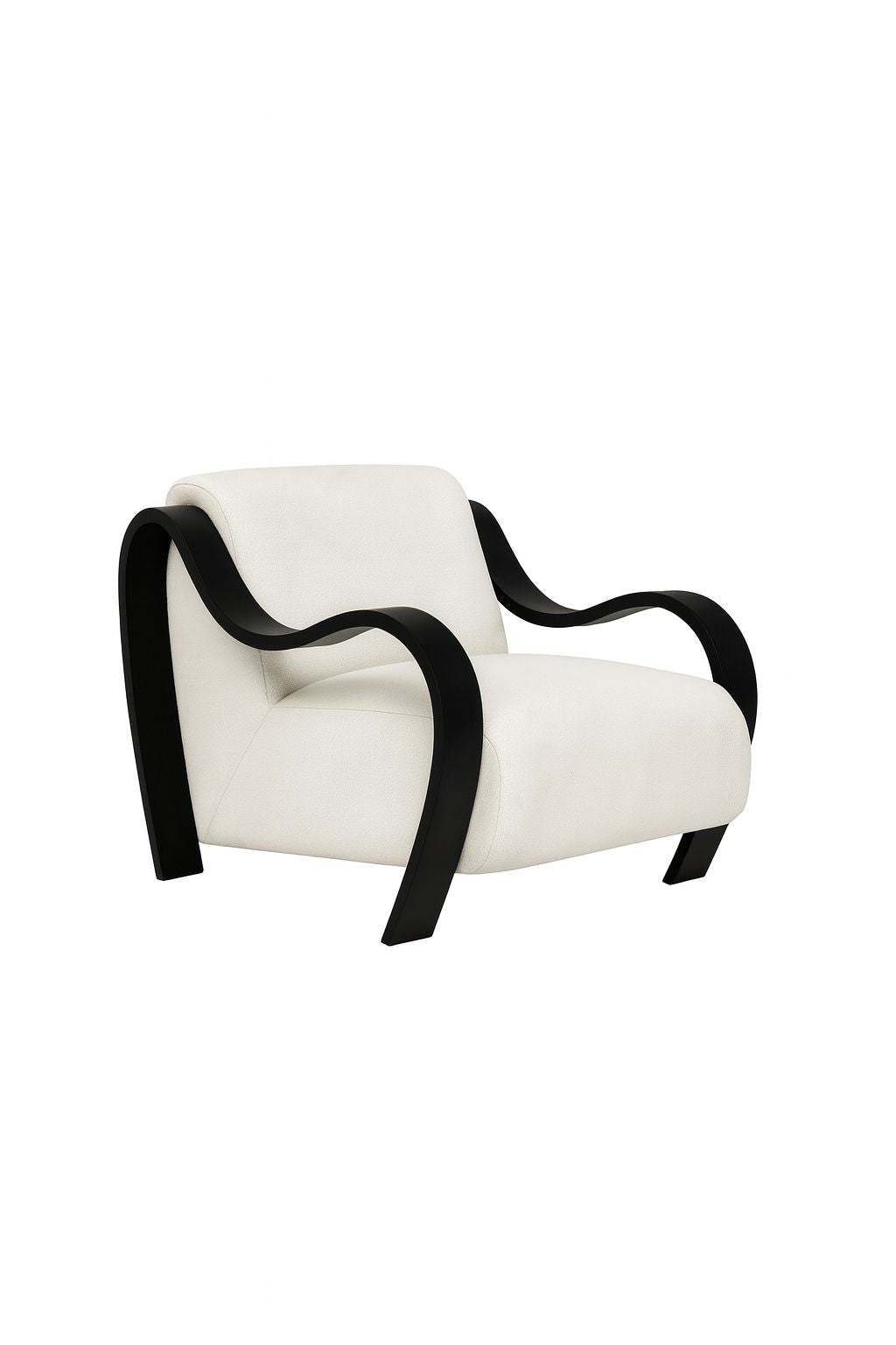 CH560 BLACK ARM CHAIR