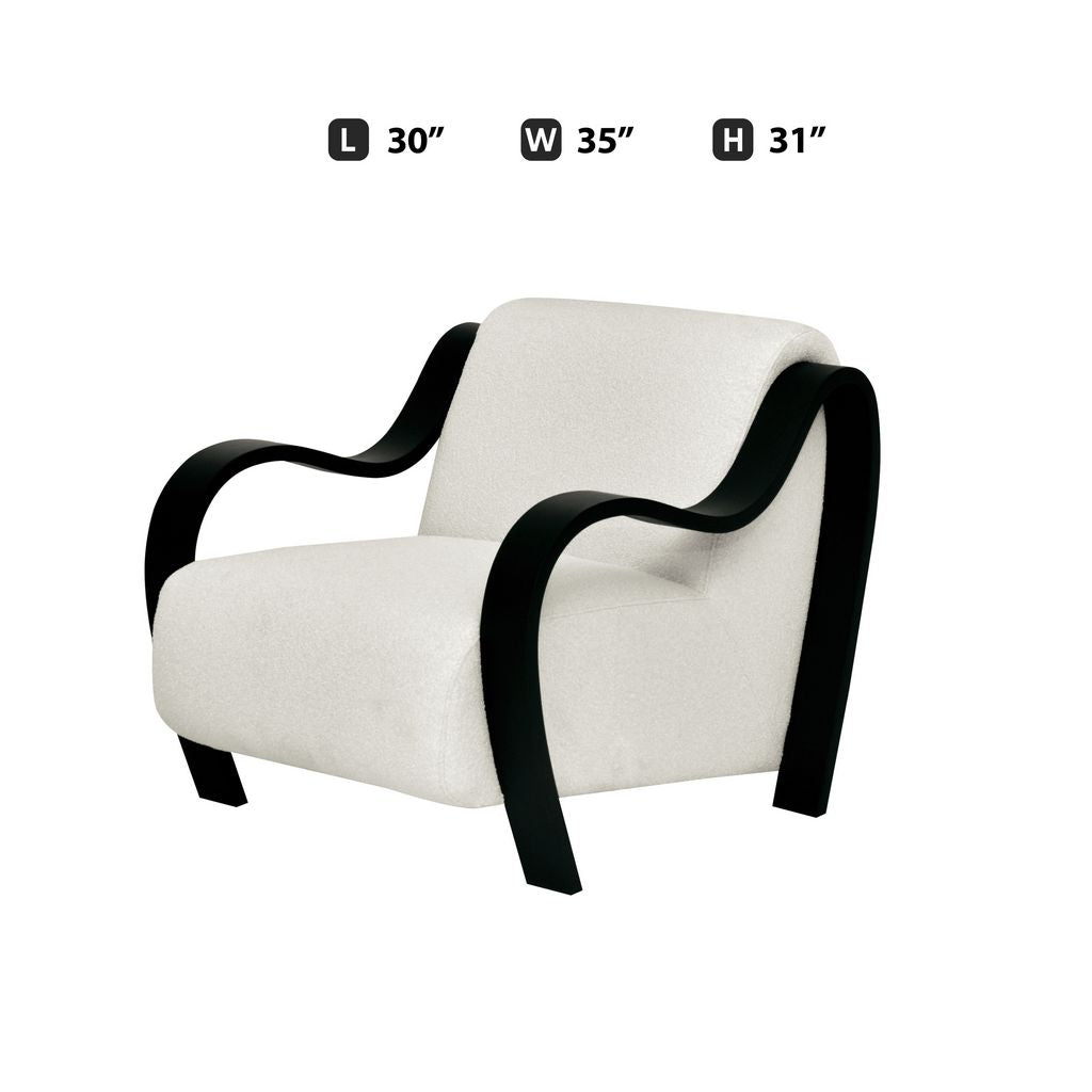 CH560 BLACK ARM CHAIR
