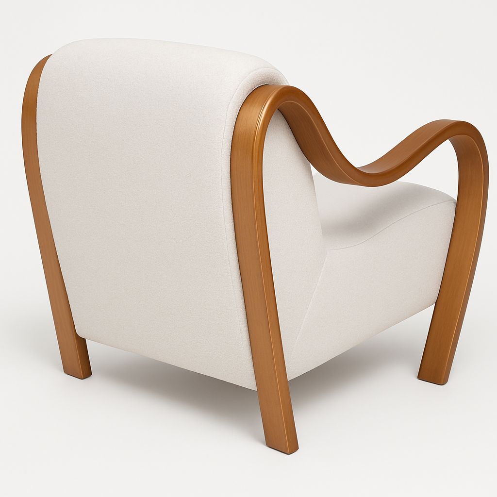 CH560 NATURAL ARM CHAIR