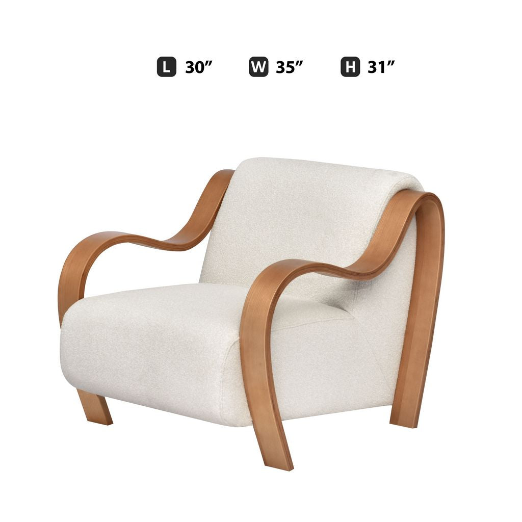 CH560 NATURAL ARM CHAIR