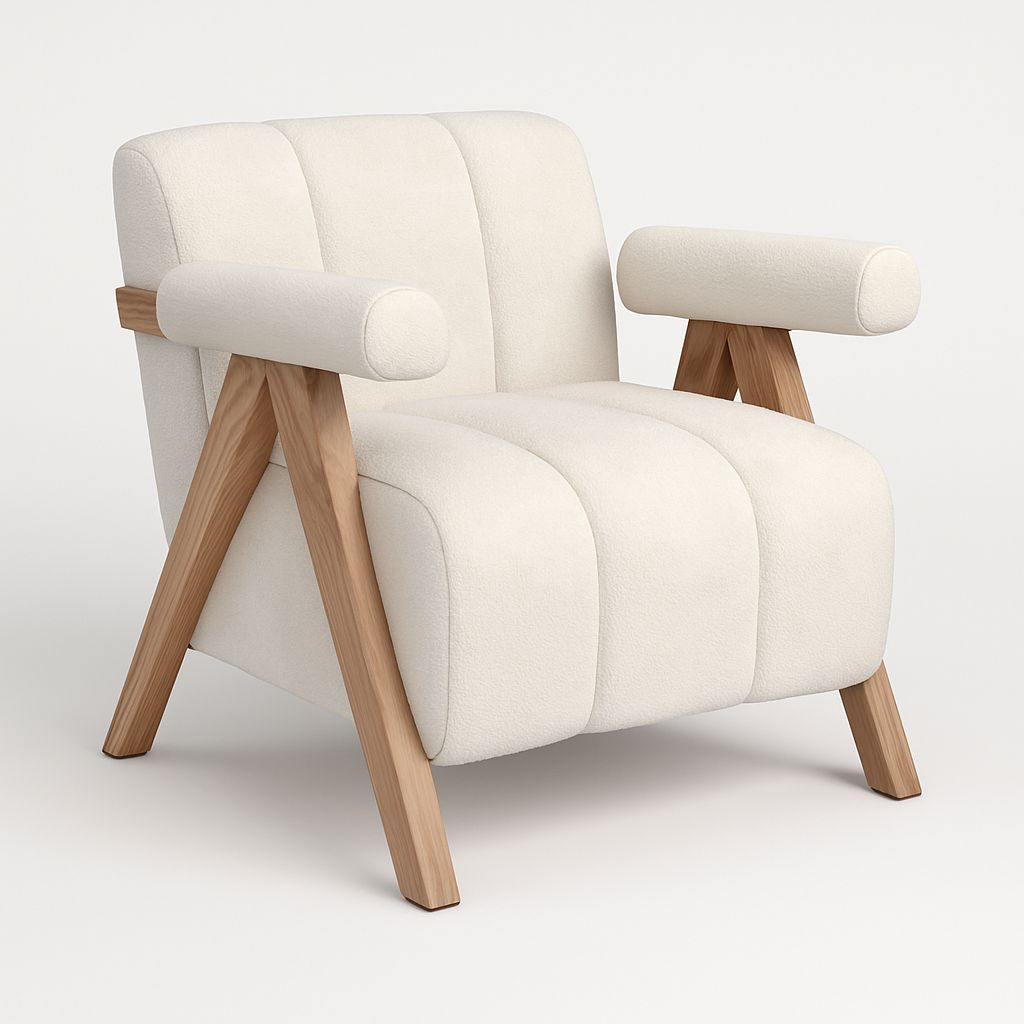 CH561 BROWN ARM CHAIR