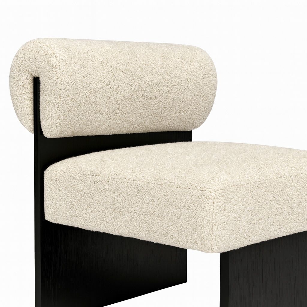 CH562 BLACK ARM CHAIR