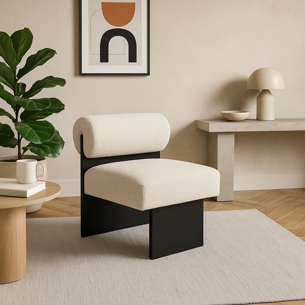 CH562 BLACK ARM CHAIR