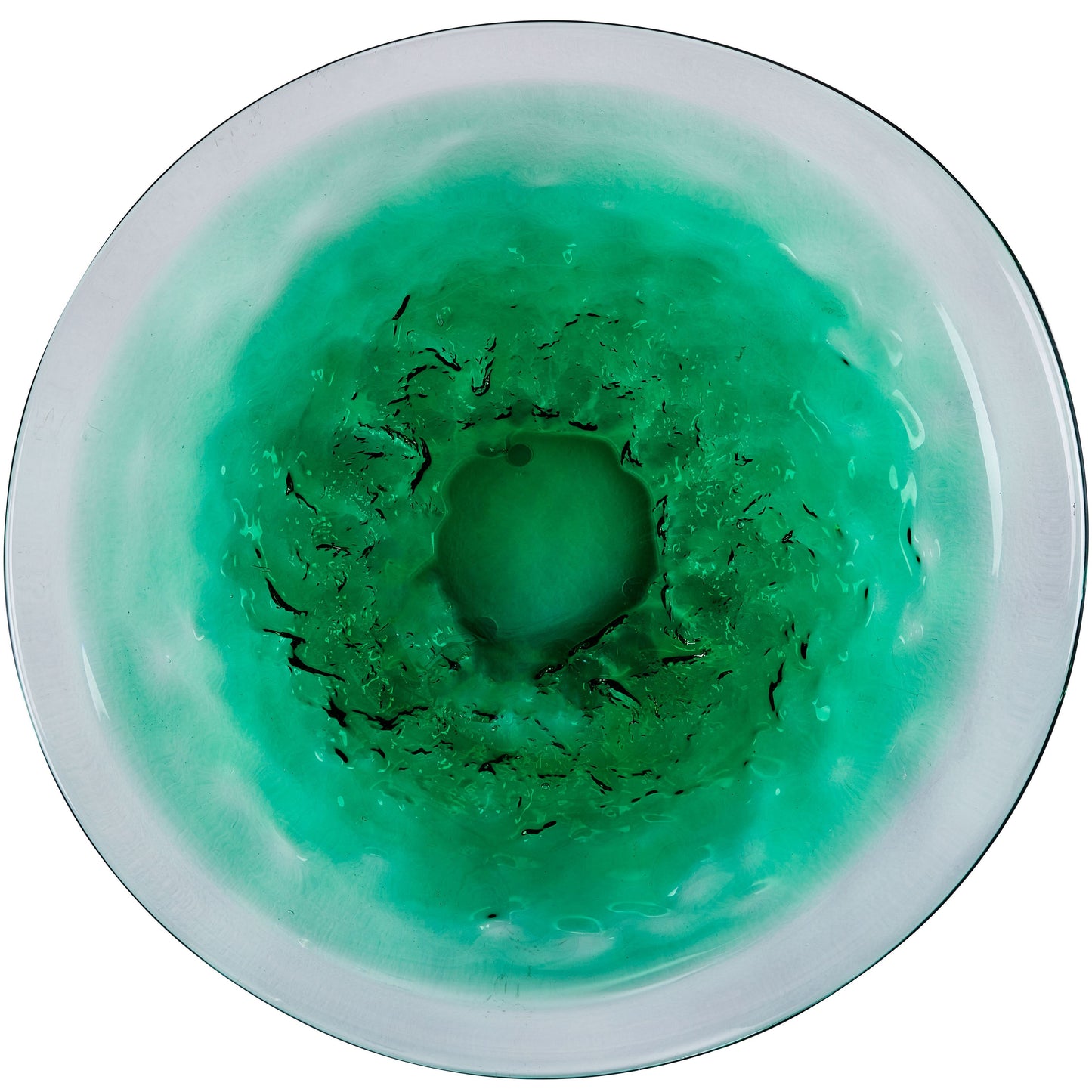 GP572 GREEN CENTERPIECE GLASS