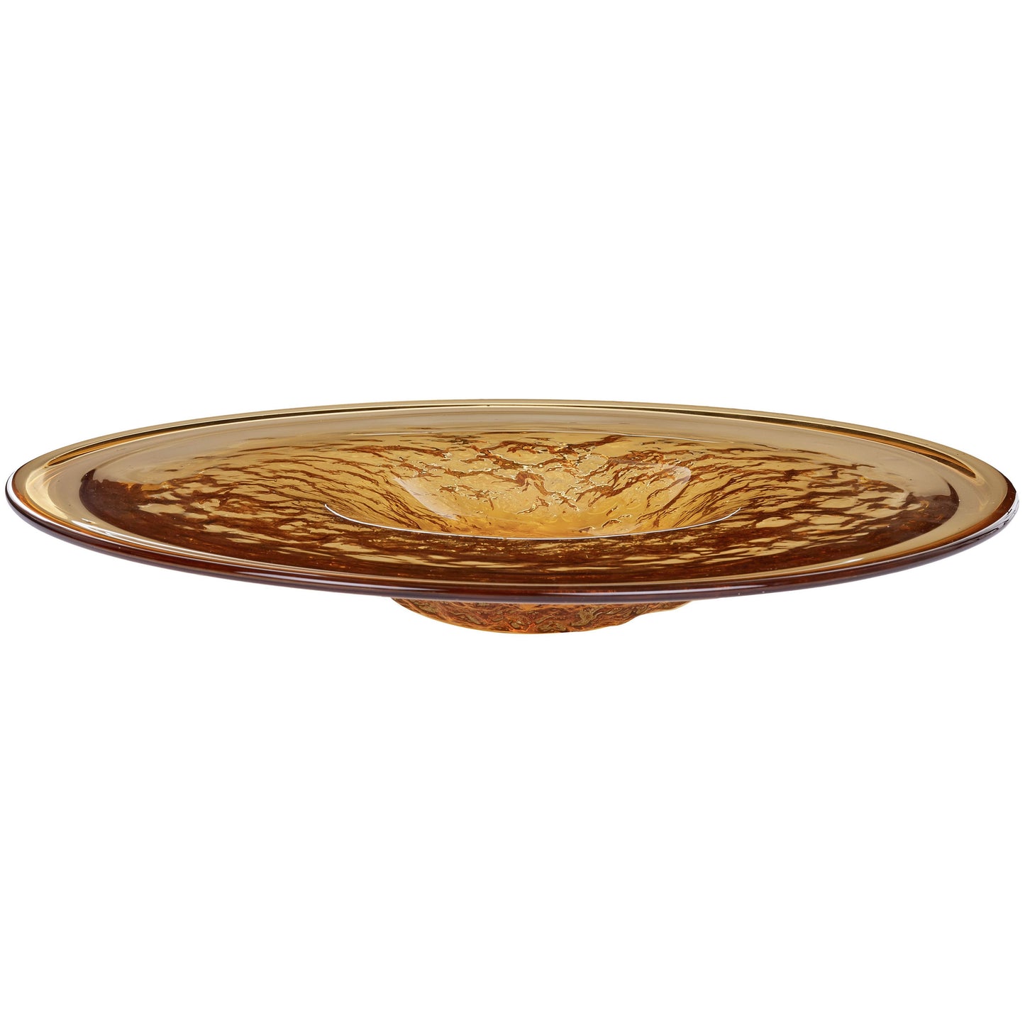 GP572 AMBER CENTERPIECE GLASS