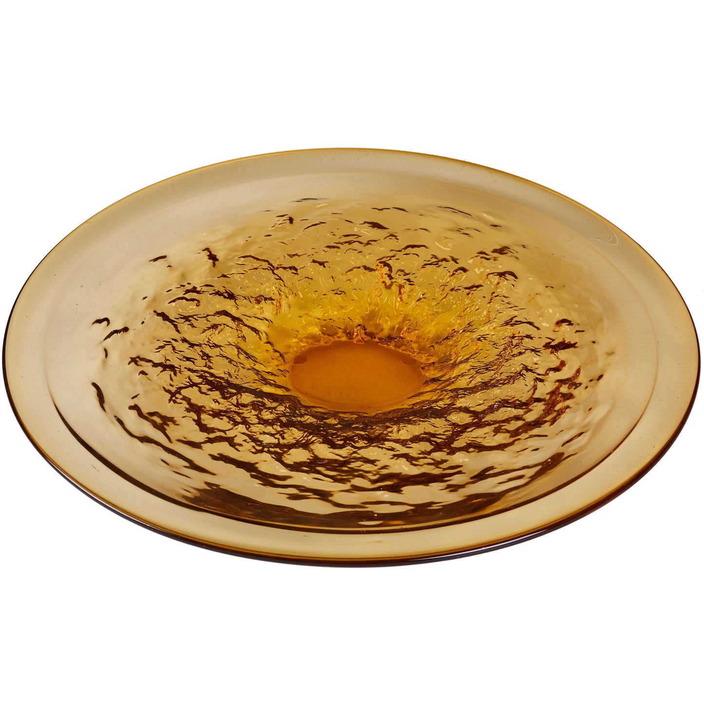 GP572 AMBER CENTERPIECE GLASS