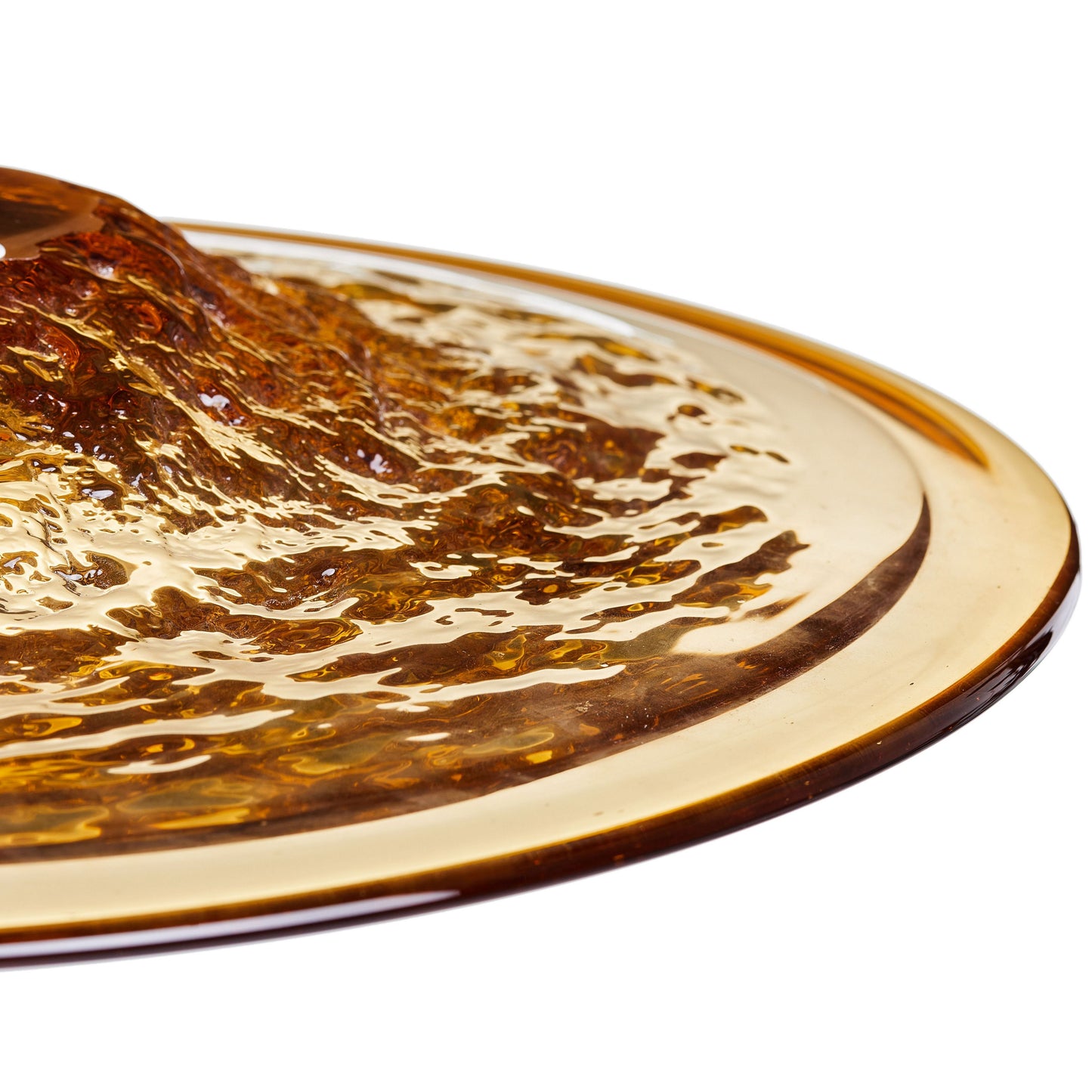 GP572 AMBER CENTERPIECE GLASS