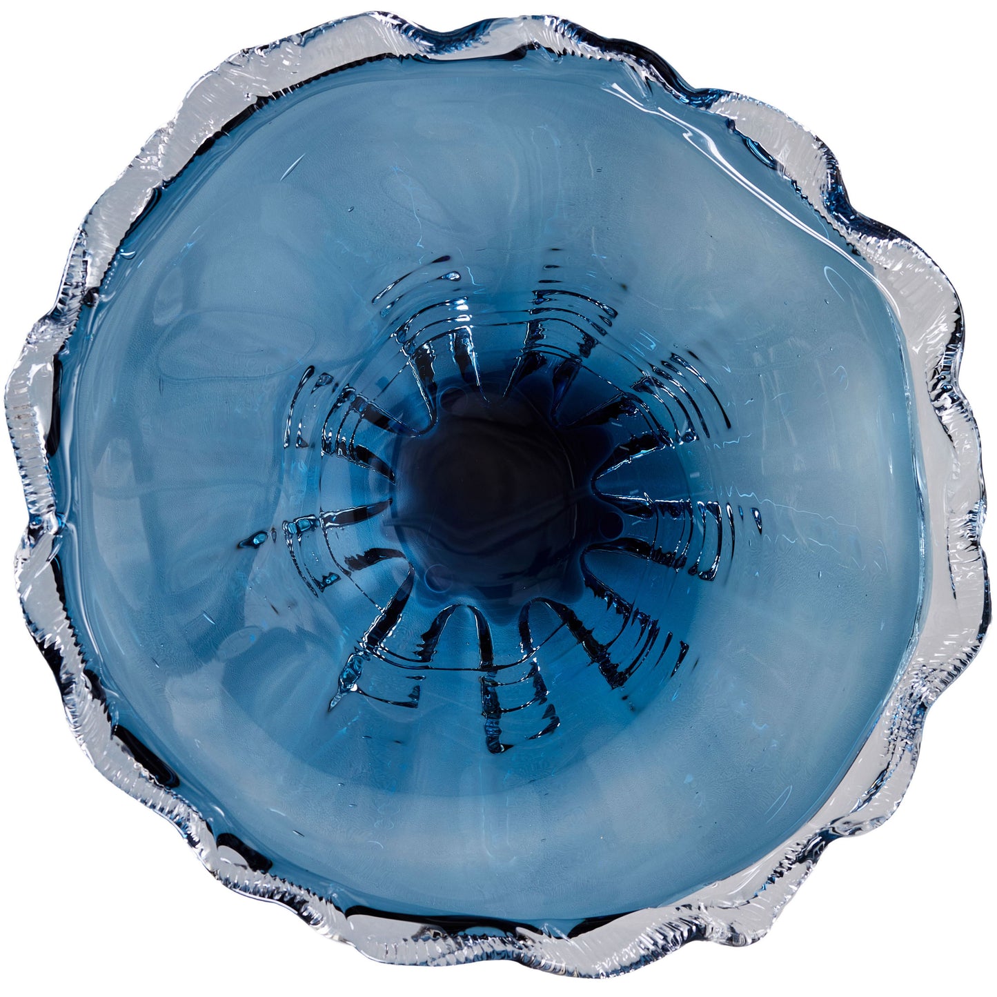 GP573 BLUE CENTERPIECE GLASS