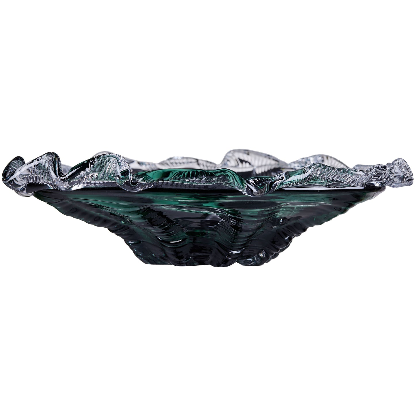 GP573 DARK GREEN CENTERPIECE GLASS