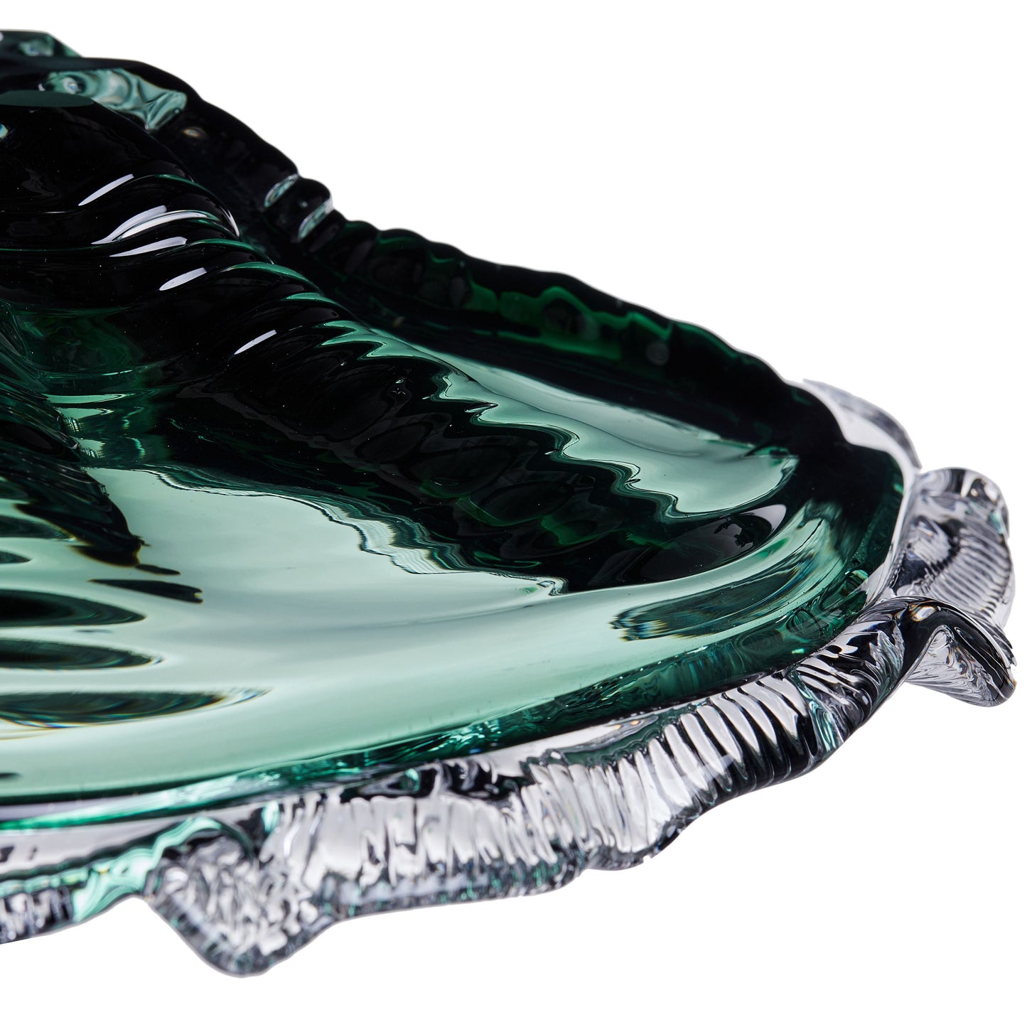 GP573 DARK GREEN CENTERPIECE GLASS