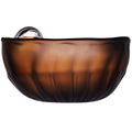 Lustre Glass Centerpiece Bowl - Chocolate Elegance