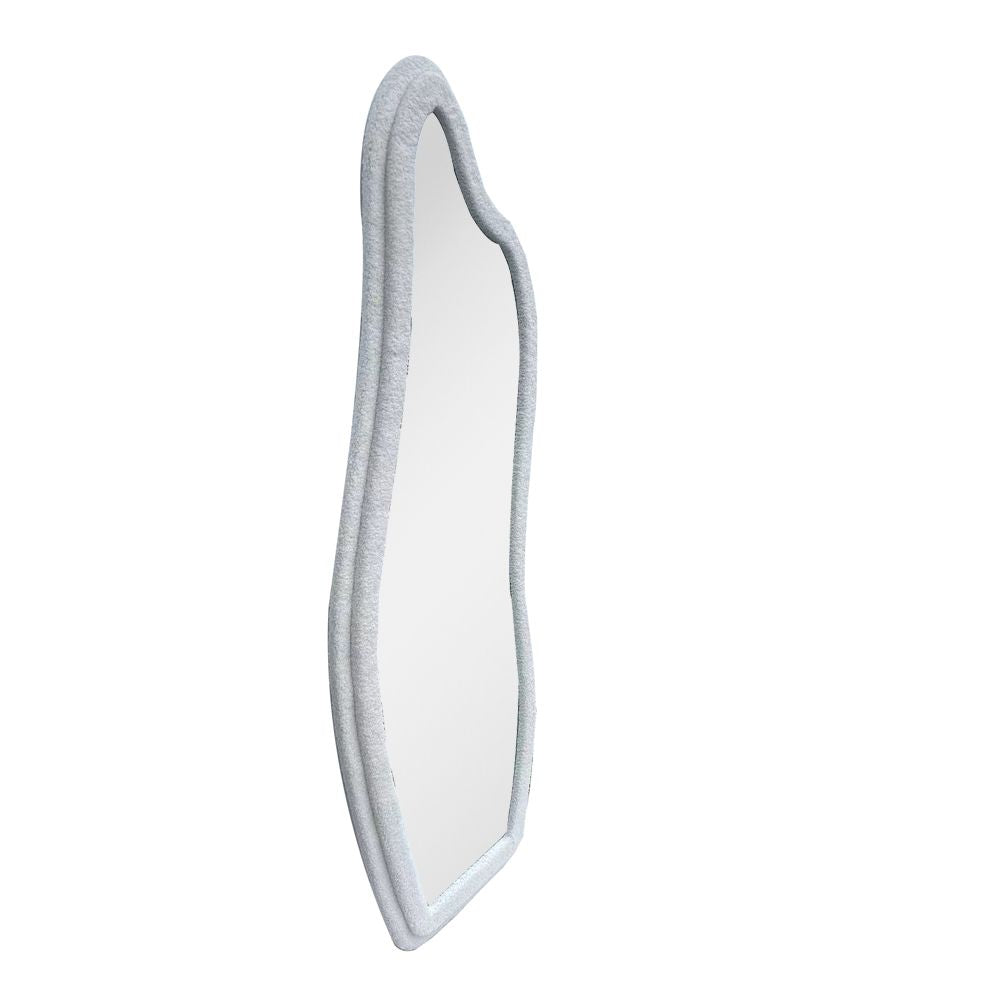 M563 WHITE DECOR MIRROR METAL WALL