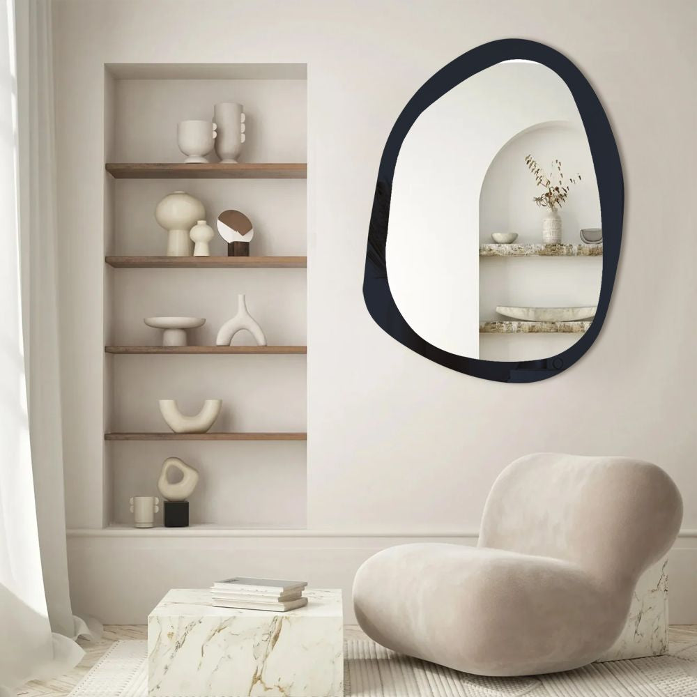 M566 BLACK DECORATIVE MIRROR