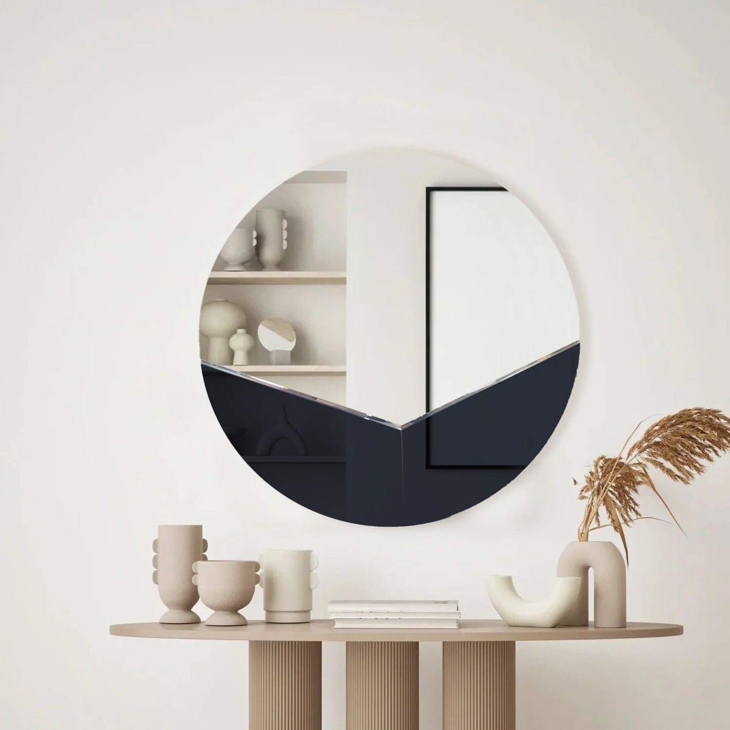 M568 BLACK DECORATIVE MIRROR