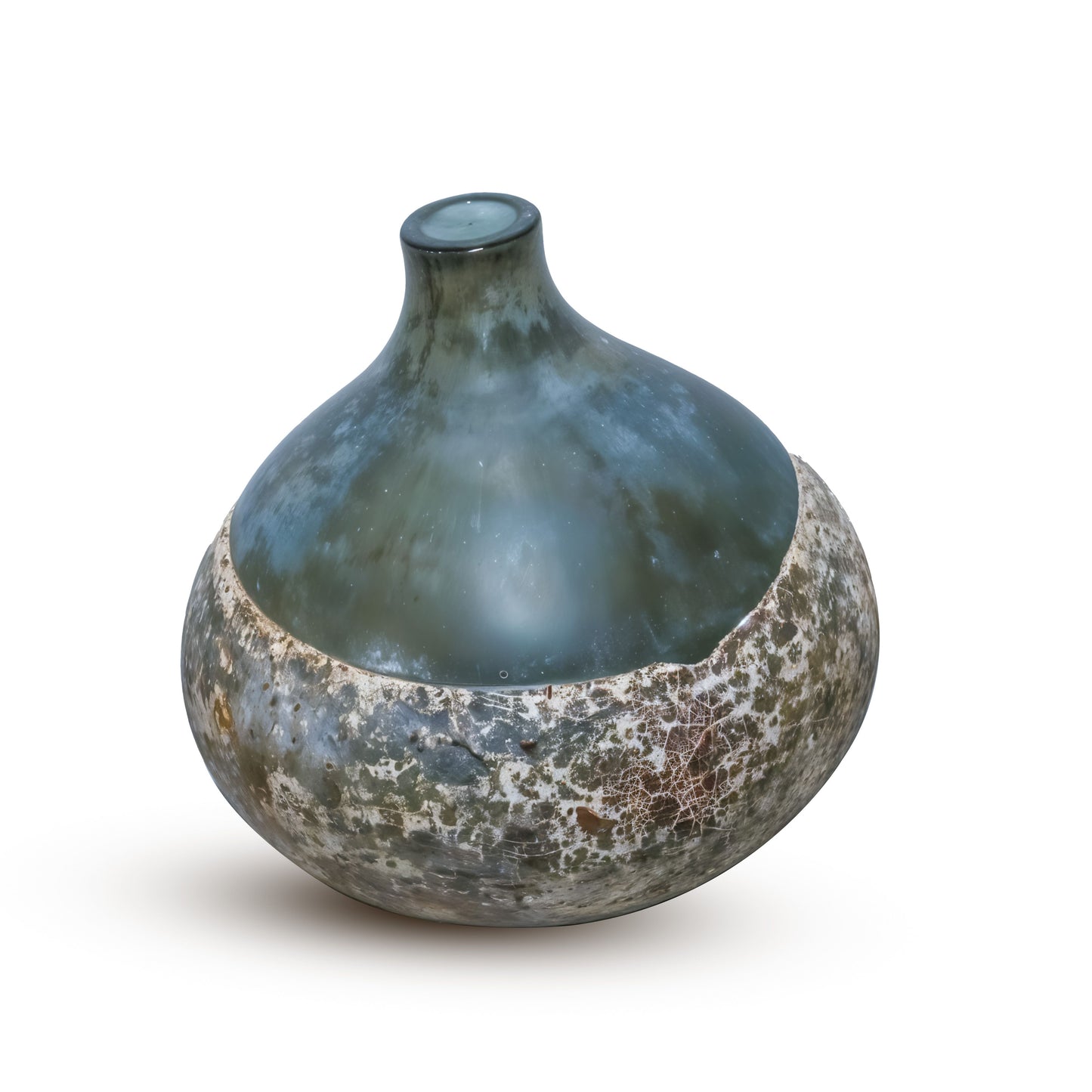 GV522 GRAY CENTERPIECE GLASS VASES